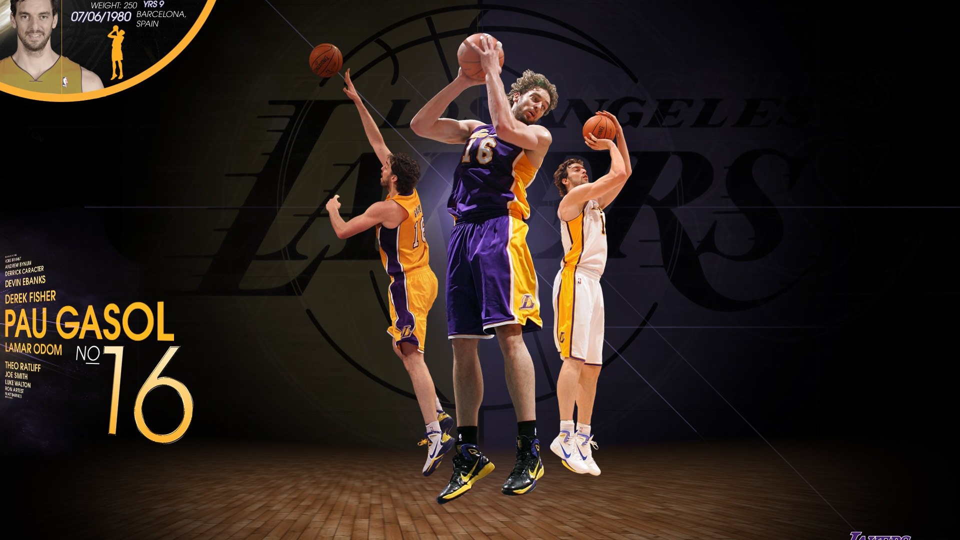 NBA Saison 2010-11, die Los Angeles Lakers Hintergründe #10 - 1920x1080