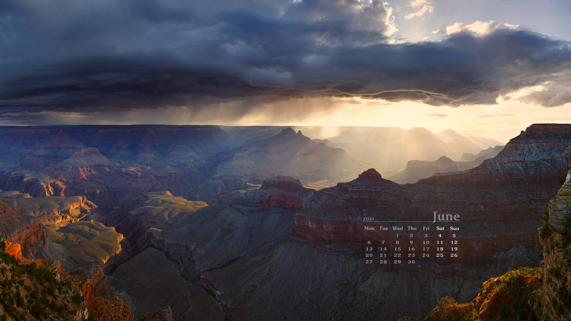 June 2011 Calendar Wallpaper (1) #7 - 1920x1080