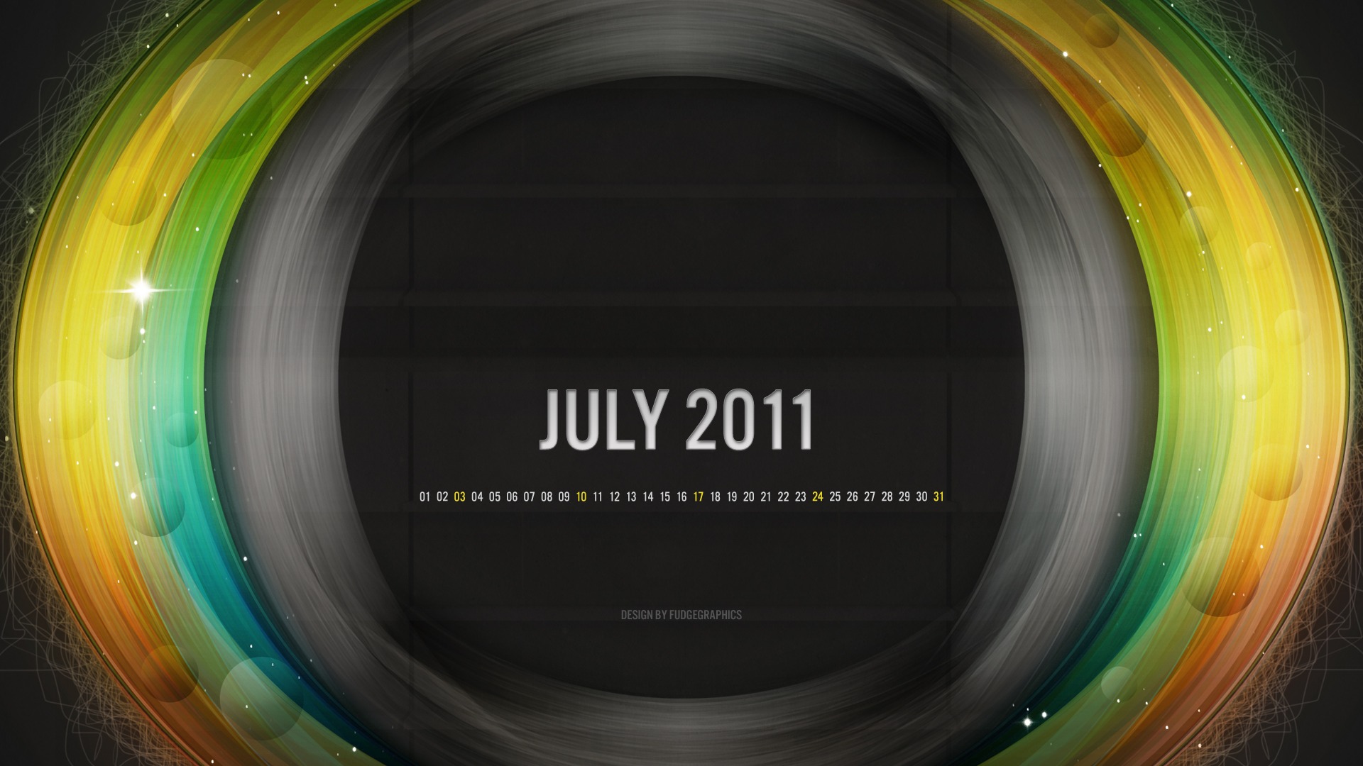 2011년 7월 달력 월페이퍼 (2) #14 - 1920x1080