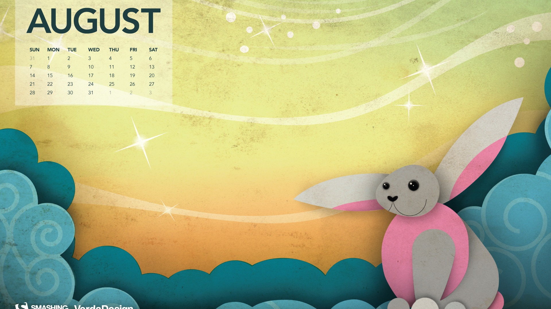 August 2011 calendar wallpaper (2) #8 - 1920x1080