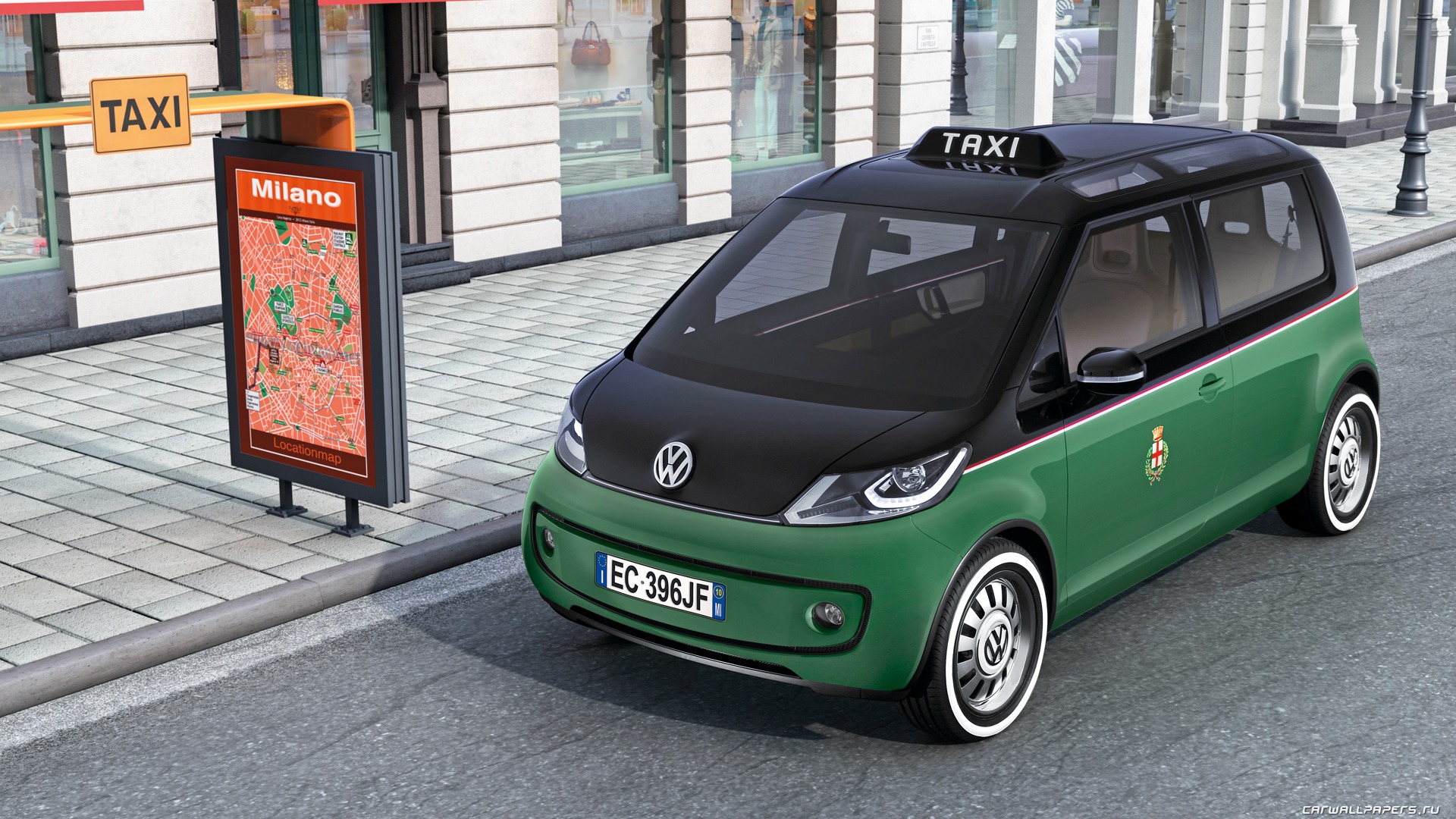Concept Car Volkswagen Milano Taxi - 2010 大眾 #2 - 1920x1080