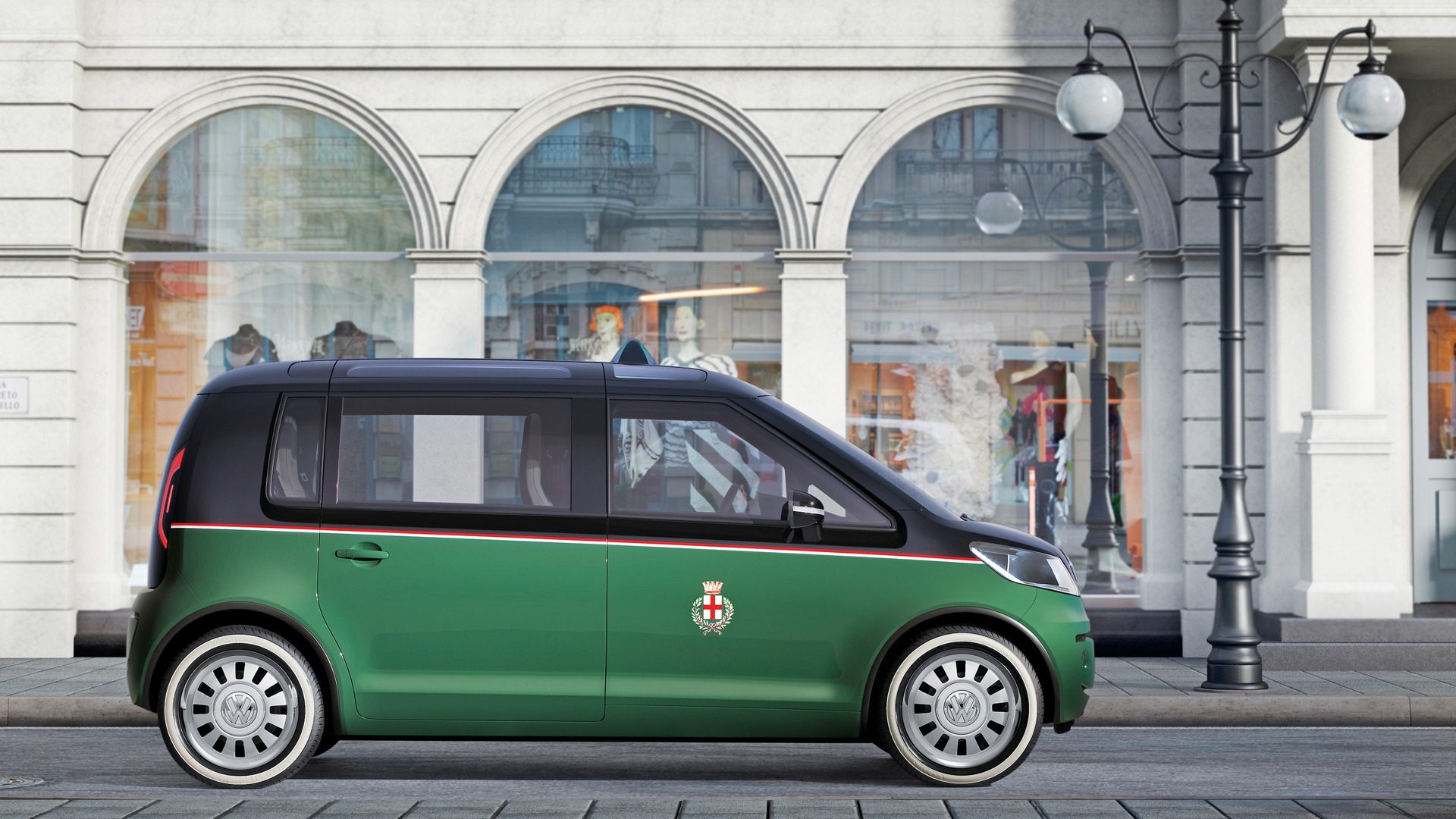 Concept Car Volkswagen Milano Taxi - 2010 fondos de pantalla HD #6 - 1920x1080