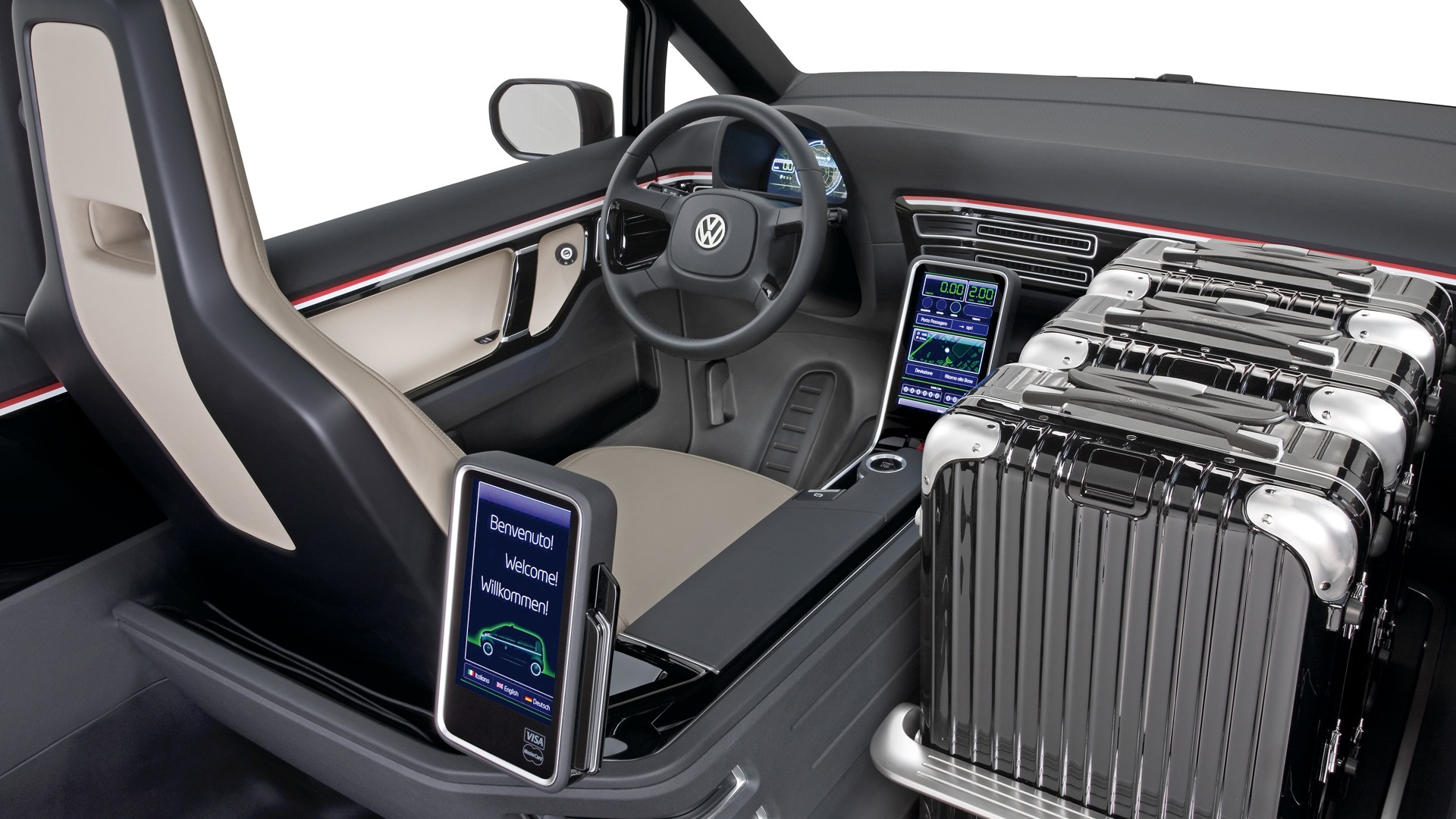Concept Car Volkswagen Milano Taxi - 2010 大众11 - 1920x1080