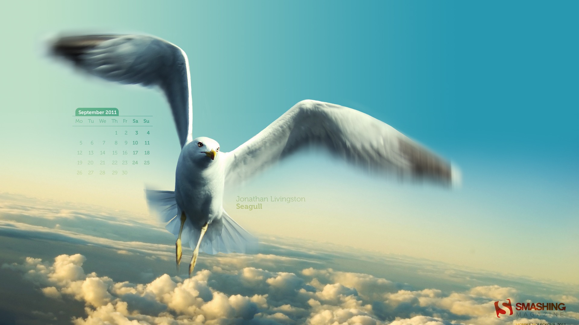 2011年9月 月曆壁紙(二) #2 - 1920x1080