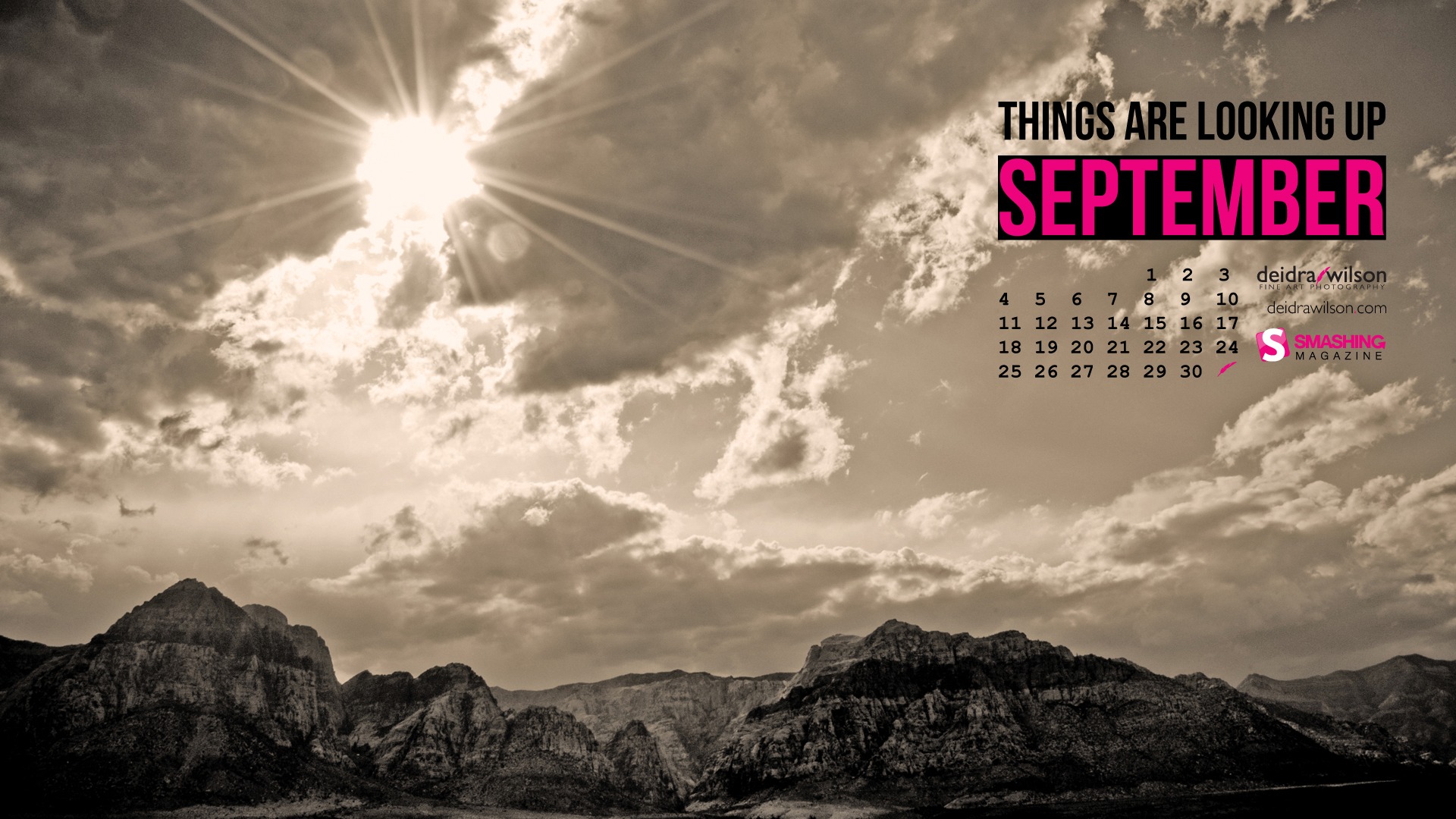 September 2011 Calendar Wallpaper (2) #14 - 1920x1080