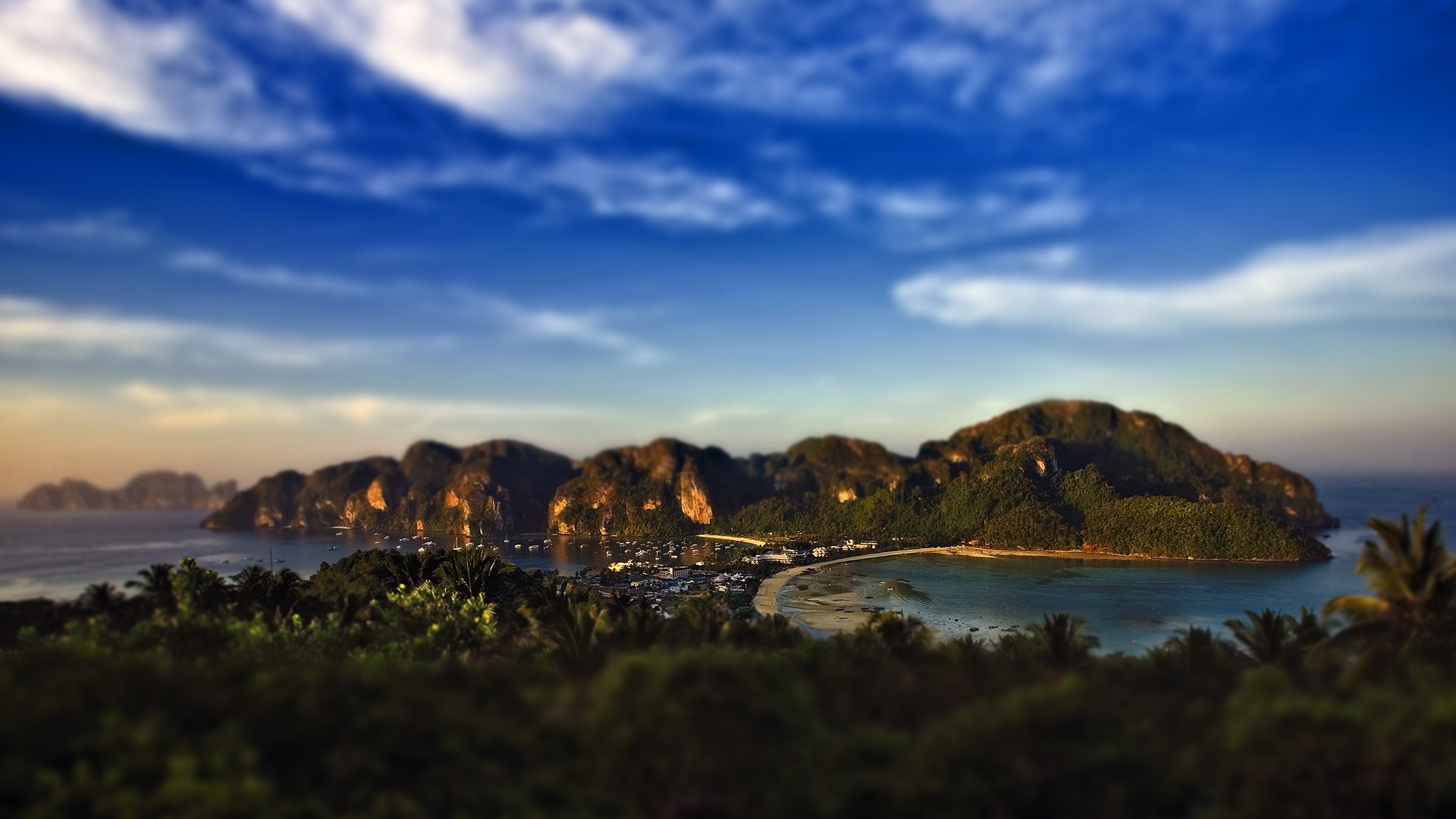 本当に台無し偽のミニチュア風景写真の壁紙に(3) #4 - 1920x1080