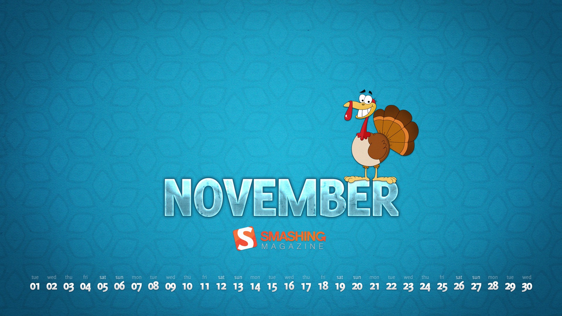 Novembre 2011 Calendar Wallpaper (2) #6 - 1920x1080