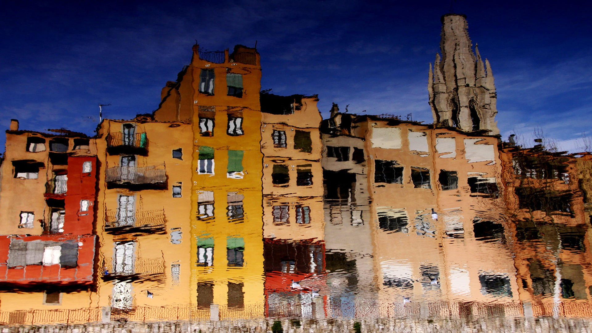 Spanien Girona HDR-Stil Hintergrundbilder #18 - 1920x1080