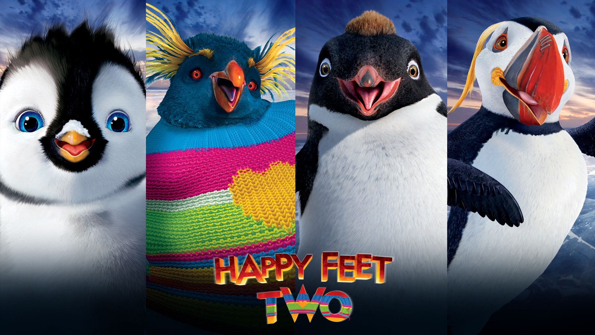 Happy Feet Deux fonds d'écran HD #5 - 1920x1080