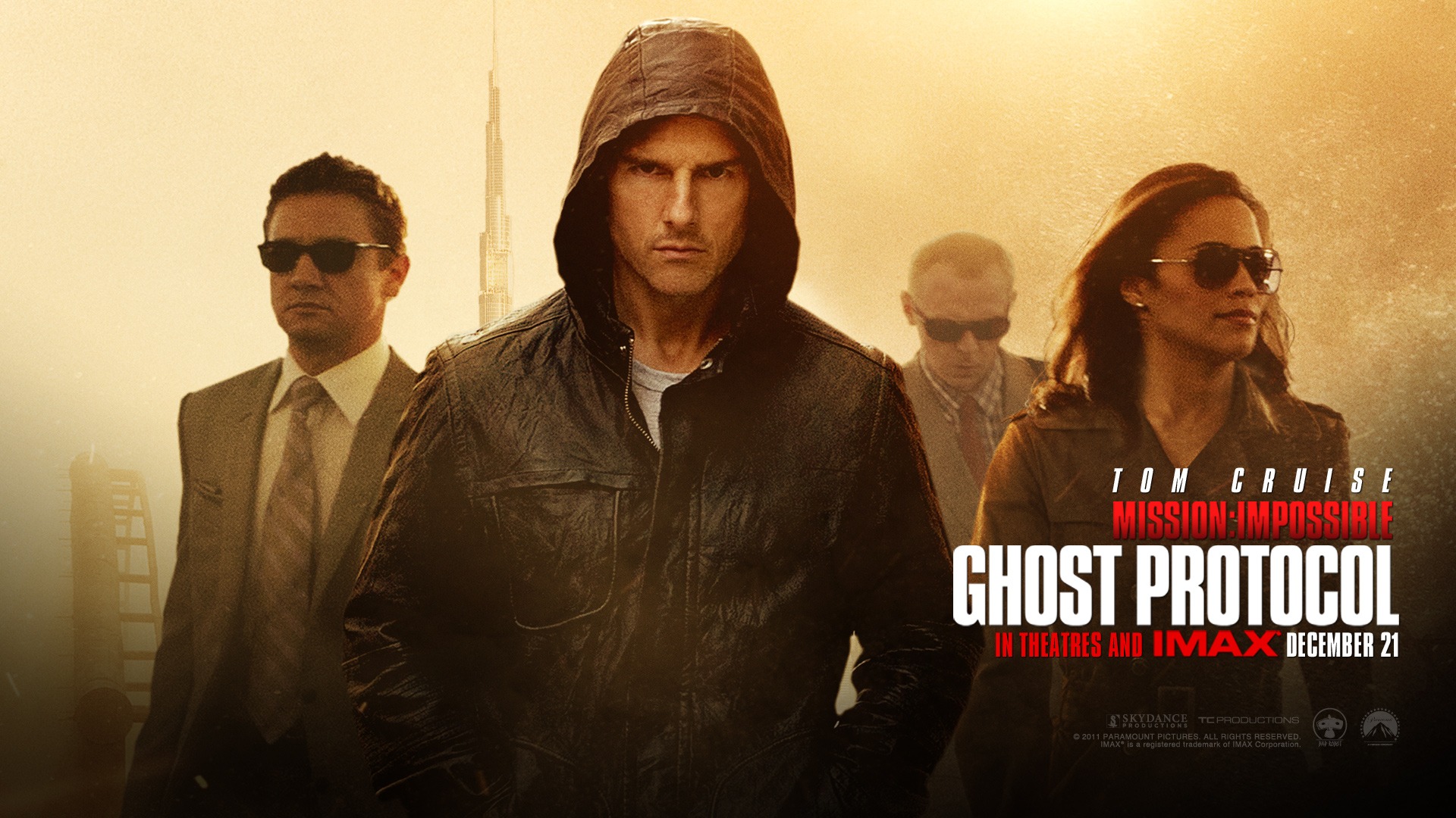 Mission: Impossible - Ghost Protocolo de fondos de pantalla HD #1 - 1920x1080