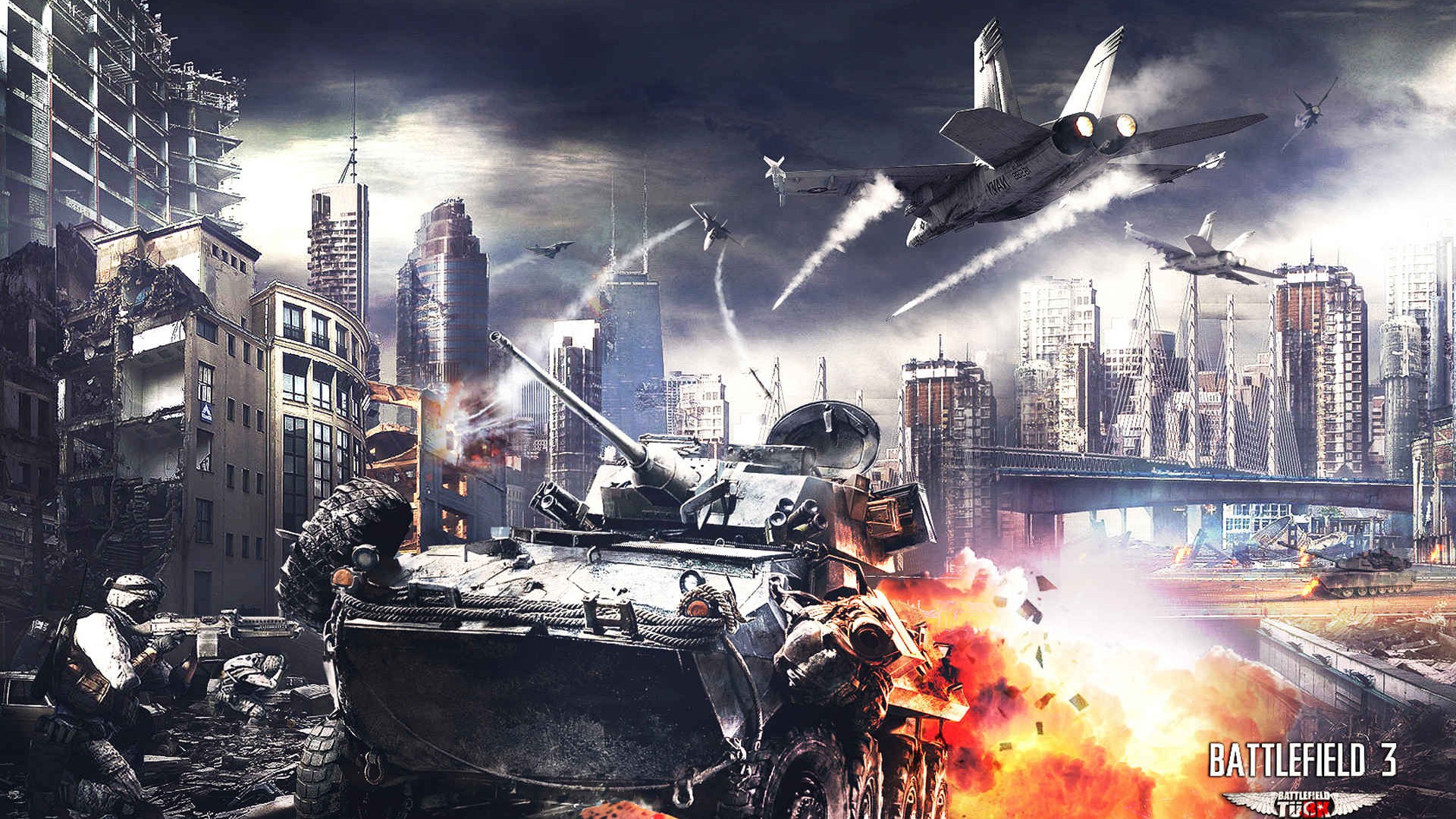 Battlefield 3 HD tapety na plochu #25 - 1920x1080