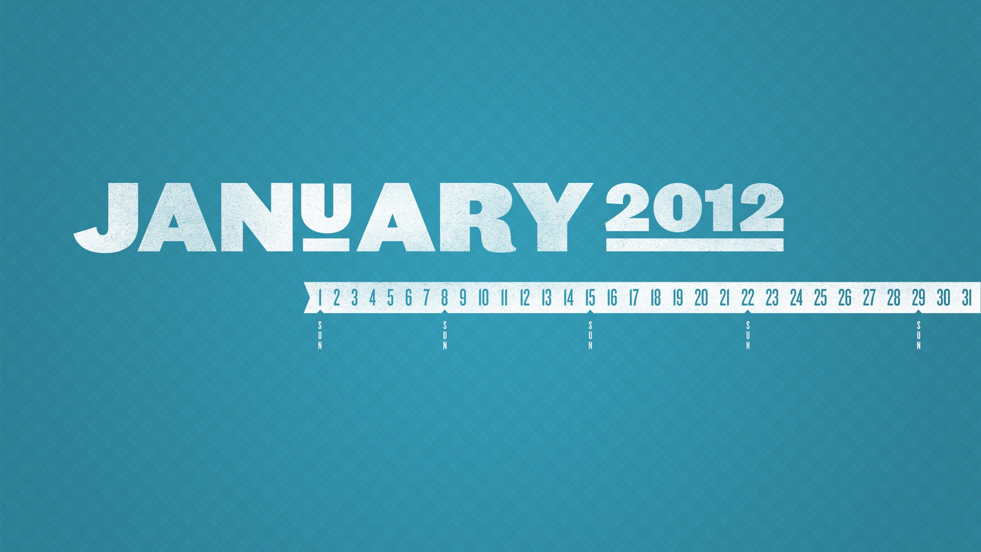2012年1月 月曆壁紙 #19 - 1920x1080