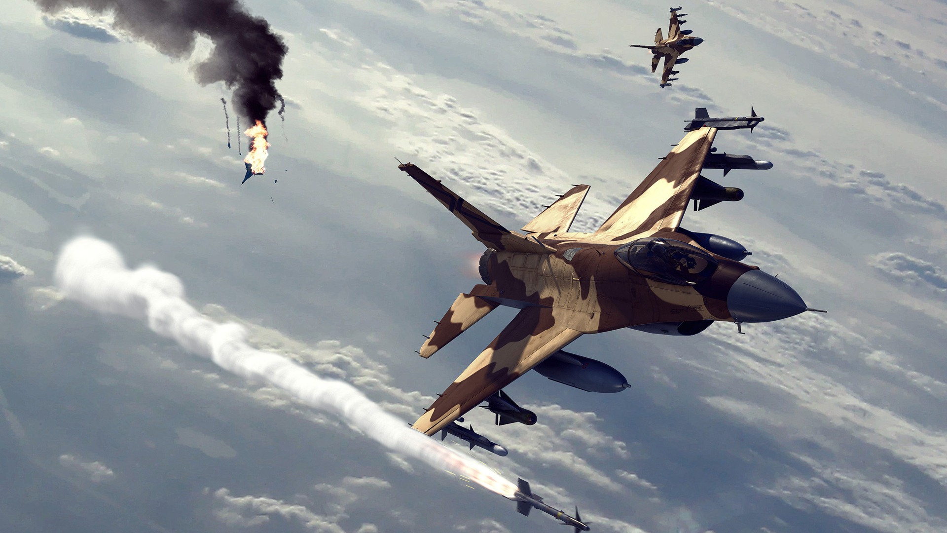 Military fighter HD widescreen wallpapers #4 - 1920x1080