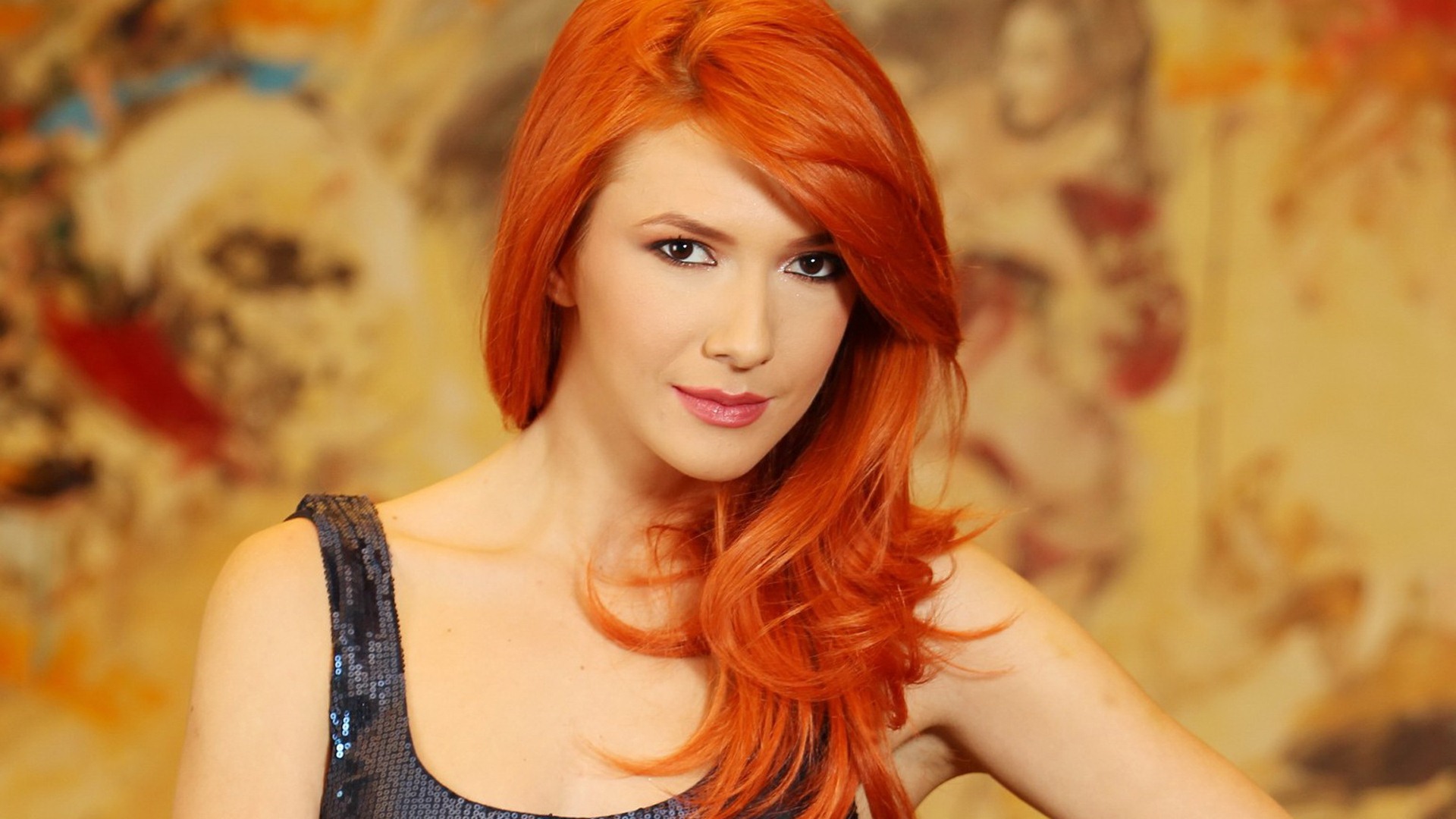 Adela Popescu 阿德拉·波佩斯庫 美女壁紙 #3 - 1920x1080