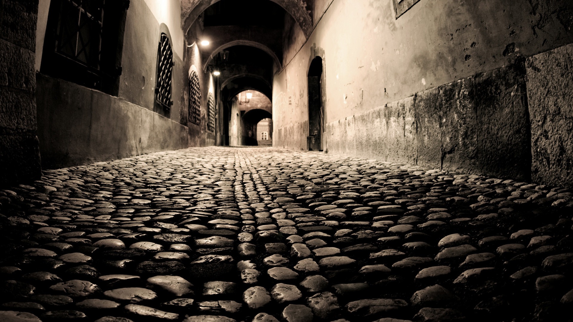 Windows 7 Wallpapers: Cobblestones And Corridors #1 - 1920x1080