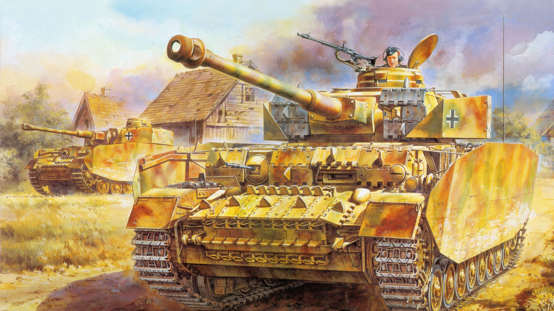 Военный танков, боевых бронированных картины HD обои #13 - 1920x1080