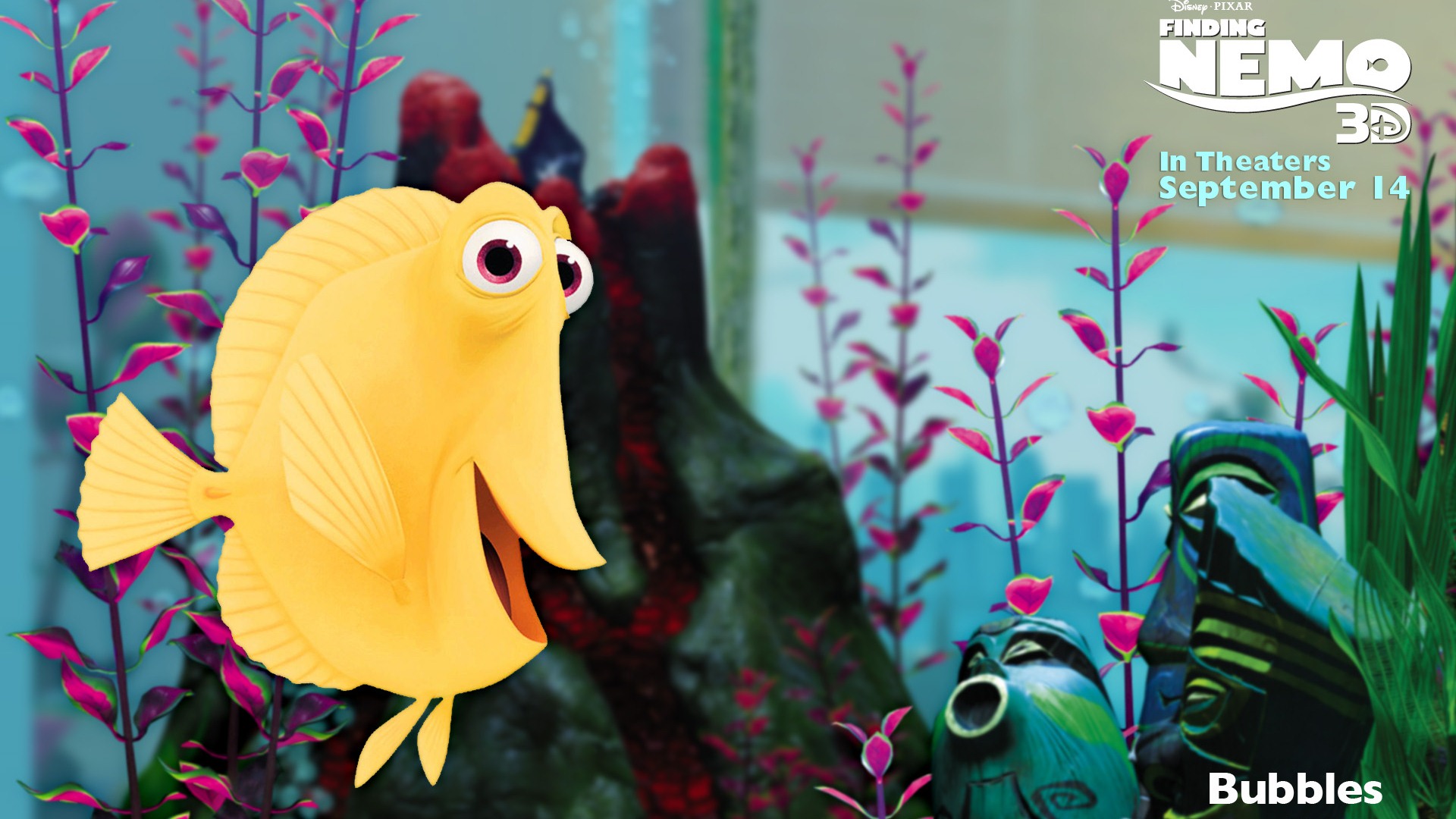 Le Monde de Nemo 3D 2012 fonds d'écran HD #4 - 1920x1080