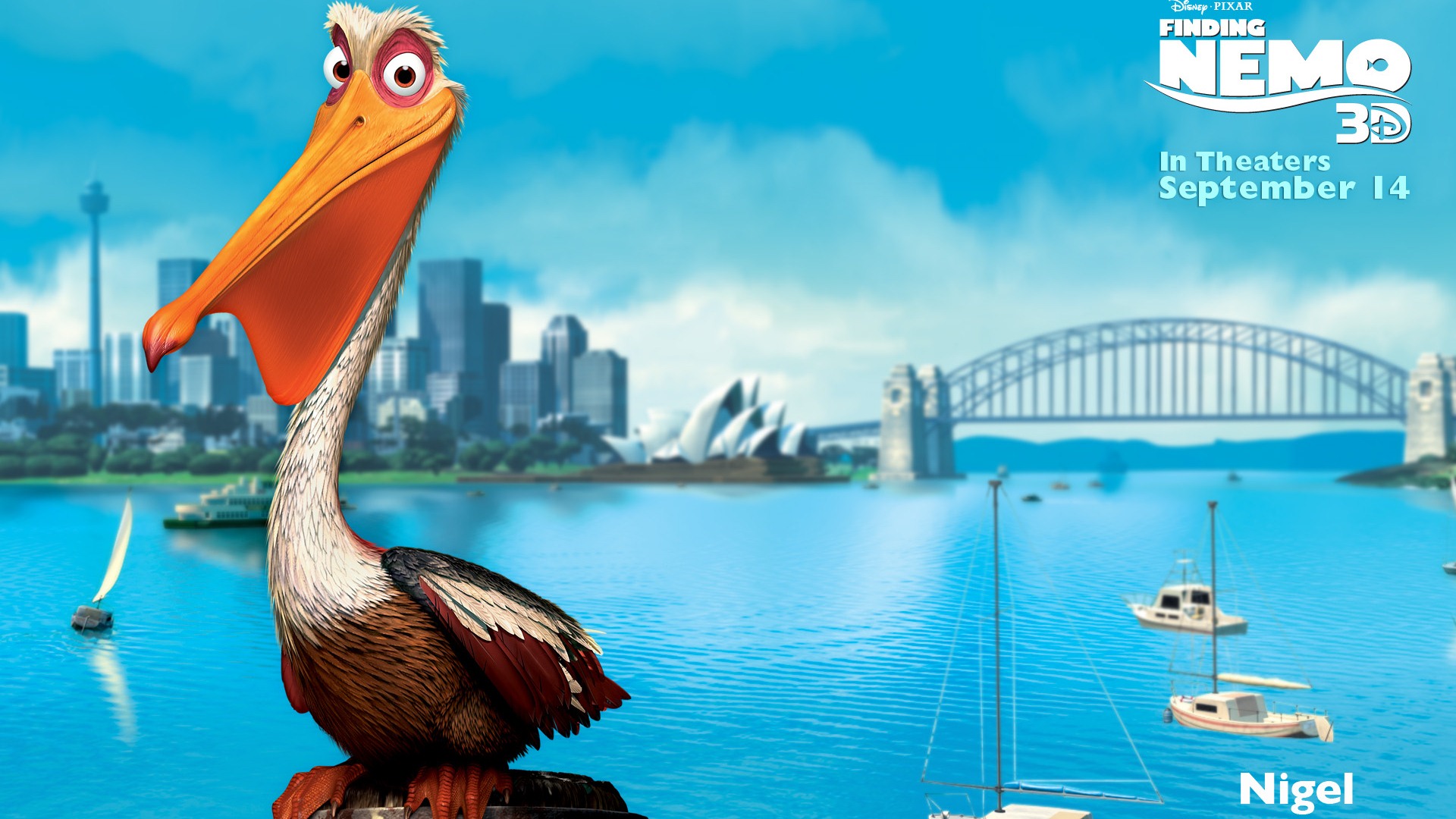 Finding Nemo 3D 海底總動員3D 2012高清壁紙 #23 - 1920x1080