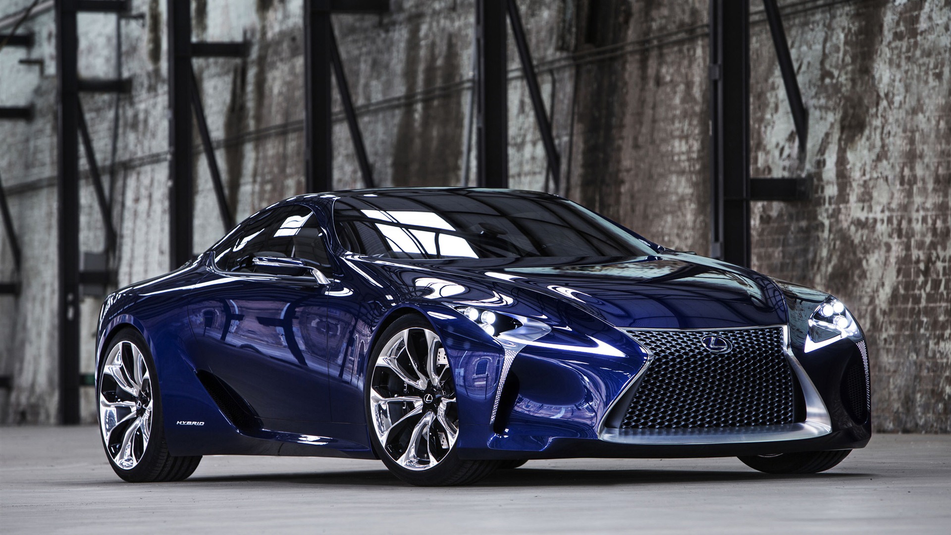 2012 Lexus LF-LC Blue concept 雷克薩斯 藍色概念車 高清壁紙 #4 - 1920x1080