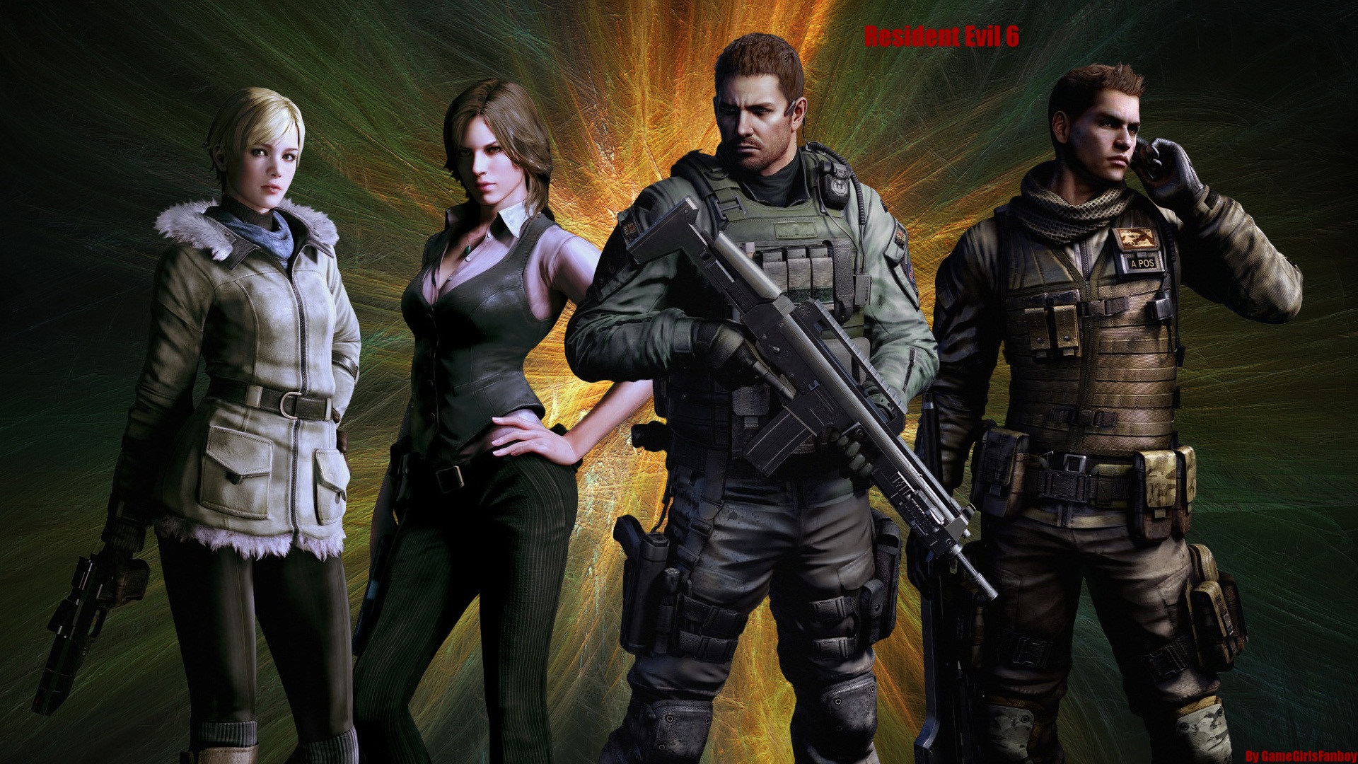 Resident Evil 6 HD-Spiel wallpapers #4 - 1920x1080