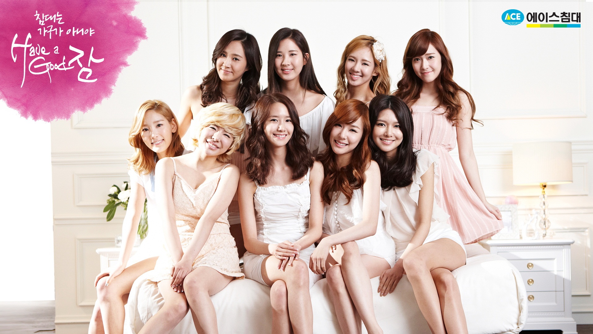 Girls Generation ACE y endosos LG anuncios fondos de pantalla HD #1 - 1920x1080