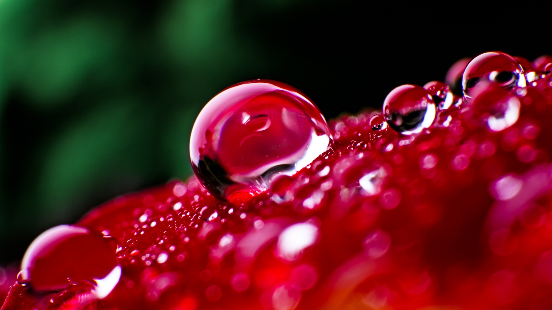 Windows 7 壁紙：水珠 #1 - 1920x1080