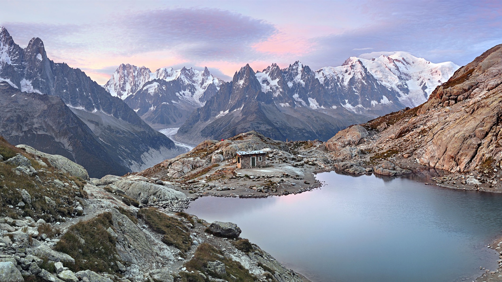 Windows 8 官方全景主题壁纸，海浪，森林，雄伟高山10 - 1920x1080