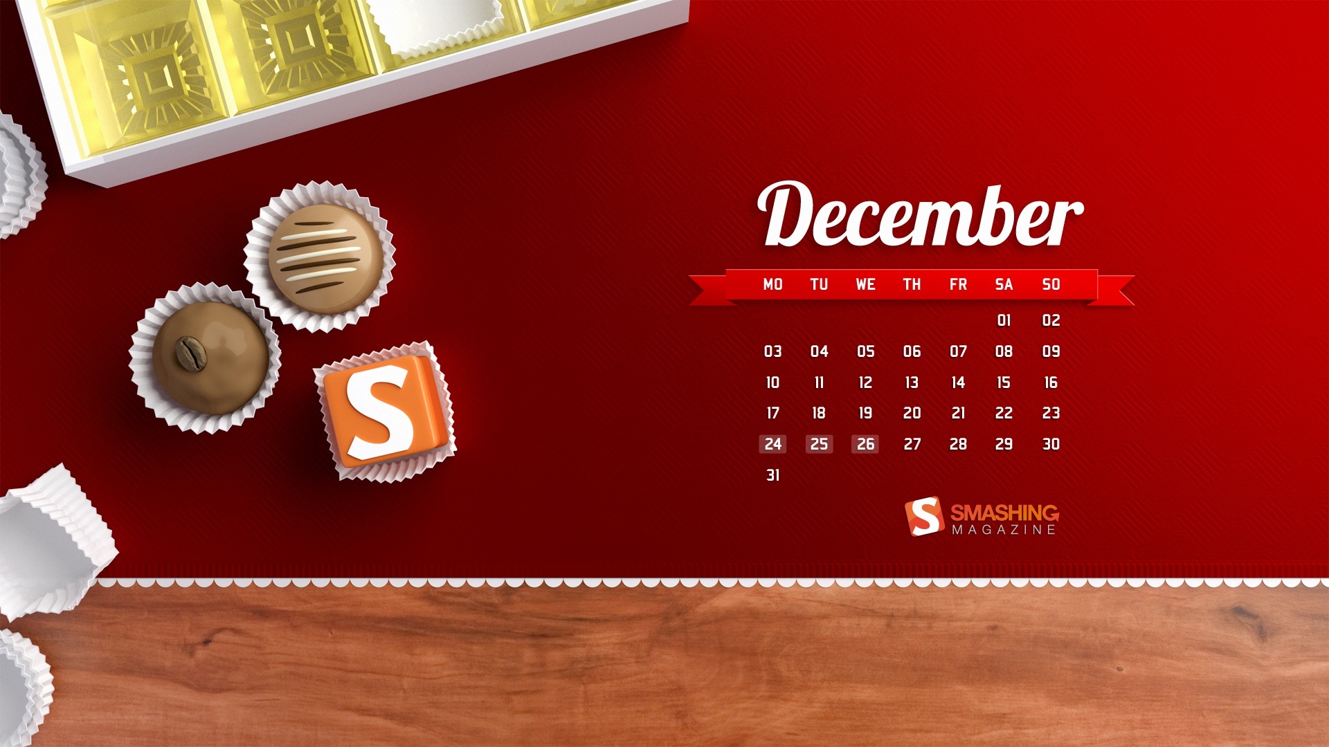 Dezember 2012 Kalender Wallpaper (2) #11 - 1920x1080