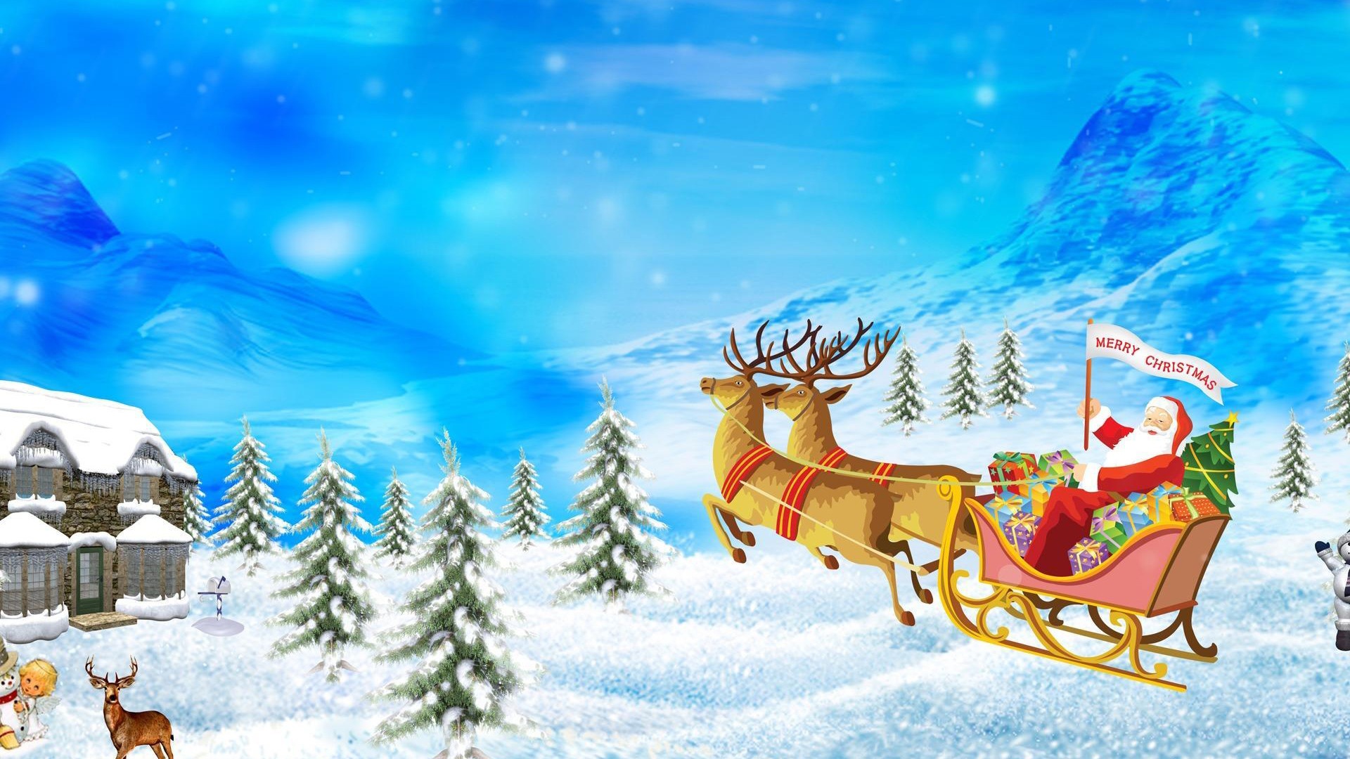 Merry Christmas HD Wallpaper Featured #19 - 1920x1080