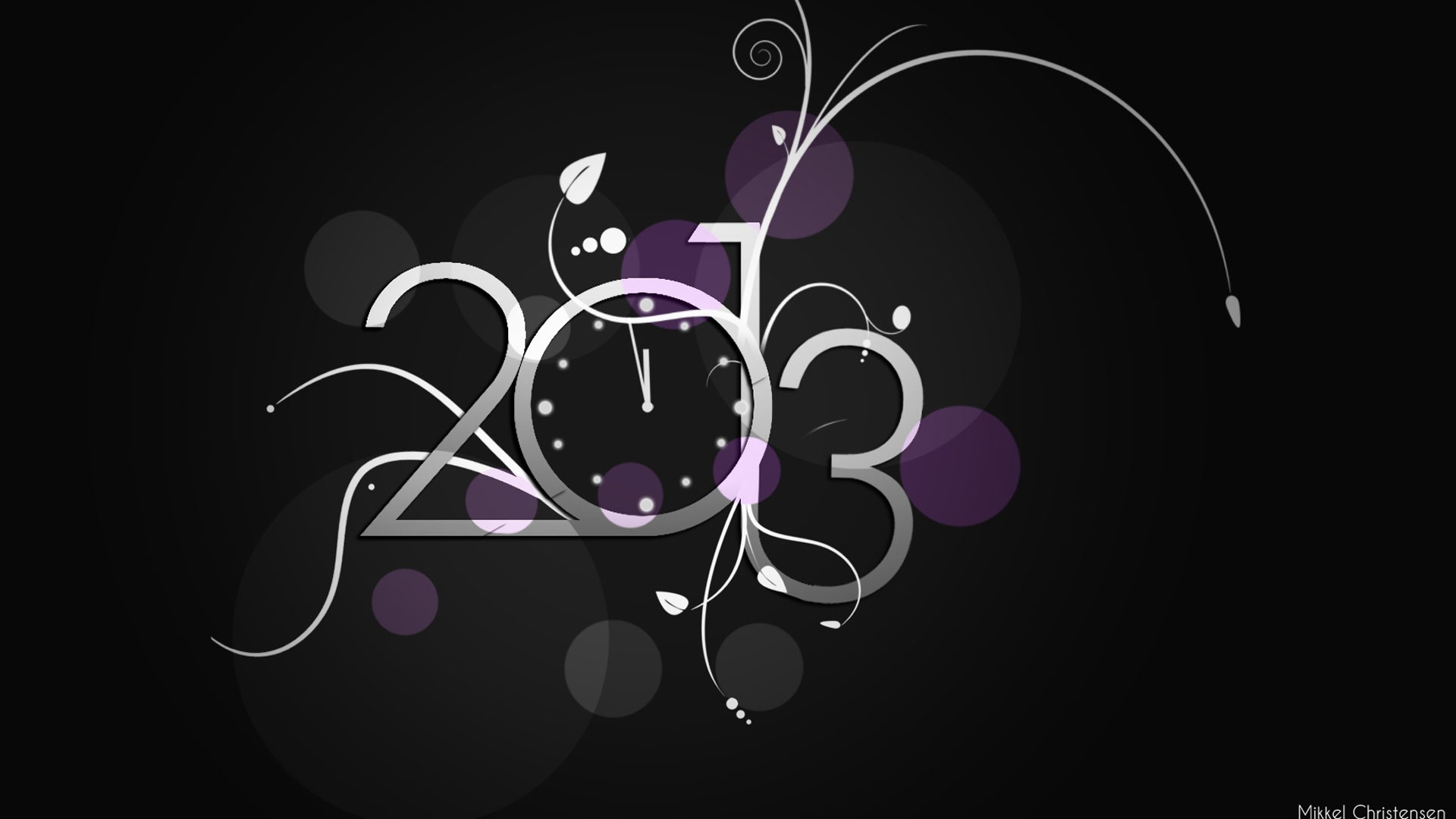 2013 New Year theme creative wallpaper(2) #12 - 1920x1080