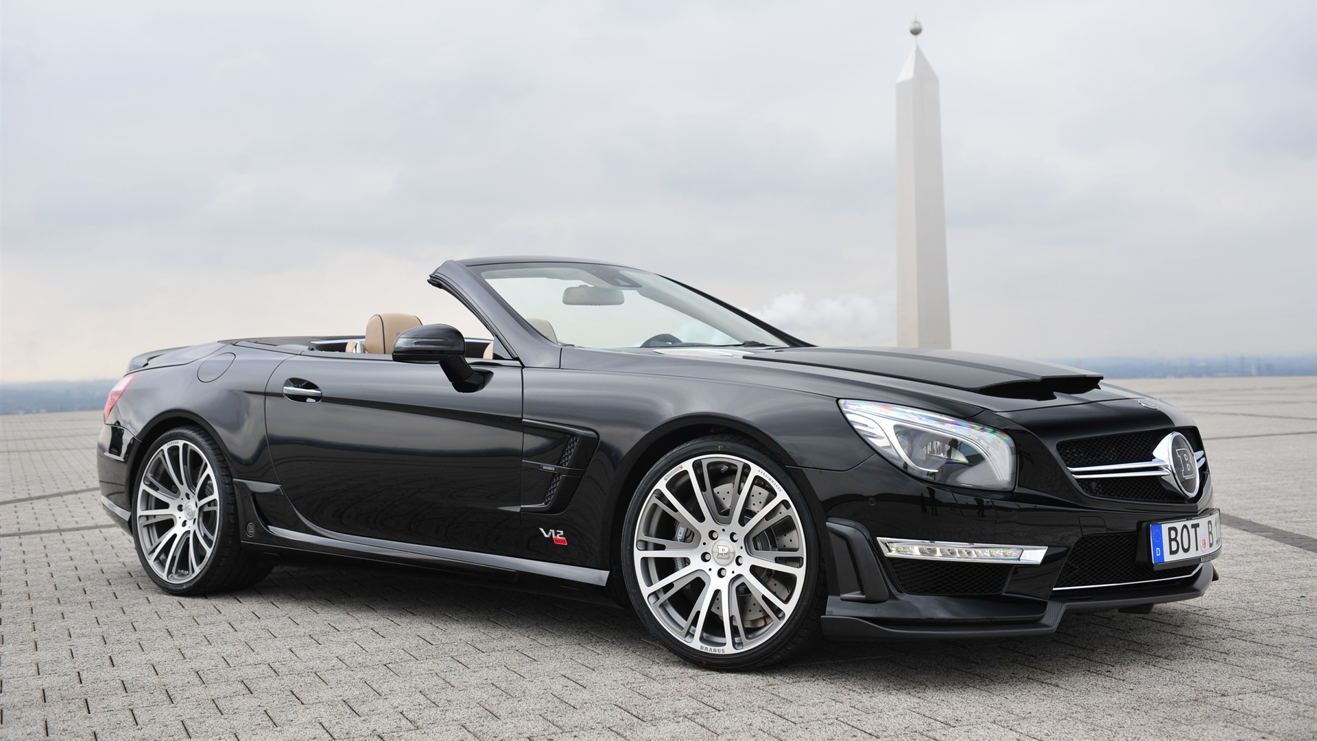 2013 Brabus 800 Roadster 博速 跑車高清壁紙 #1 - 1920x1080