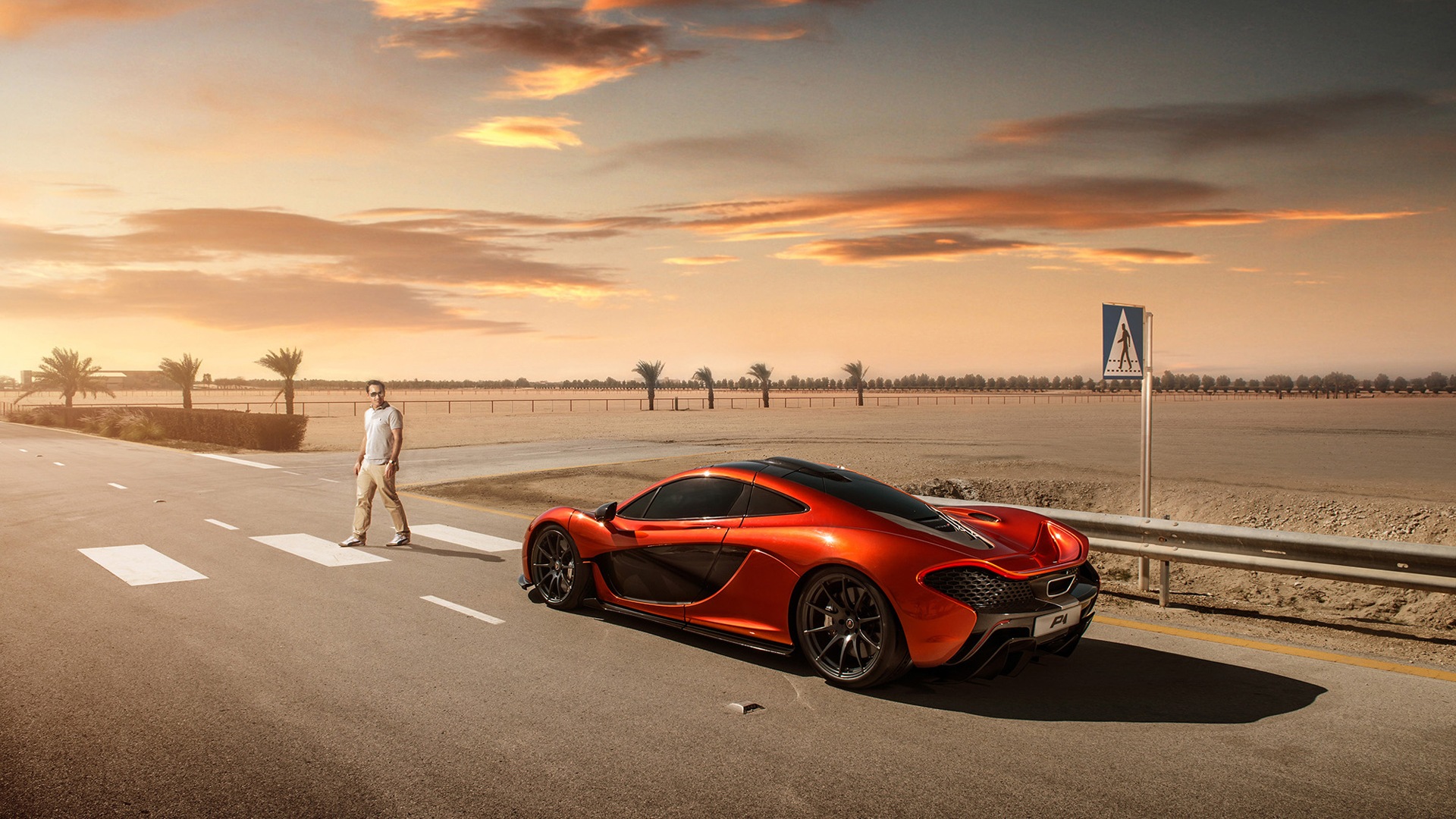 2013 McLaren P1 supercar 迈凯轮P1 超级跑车高清壁纸5 - 1920x1080