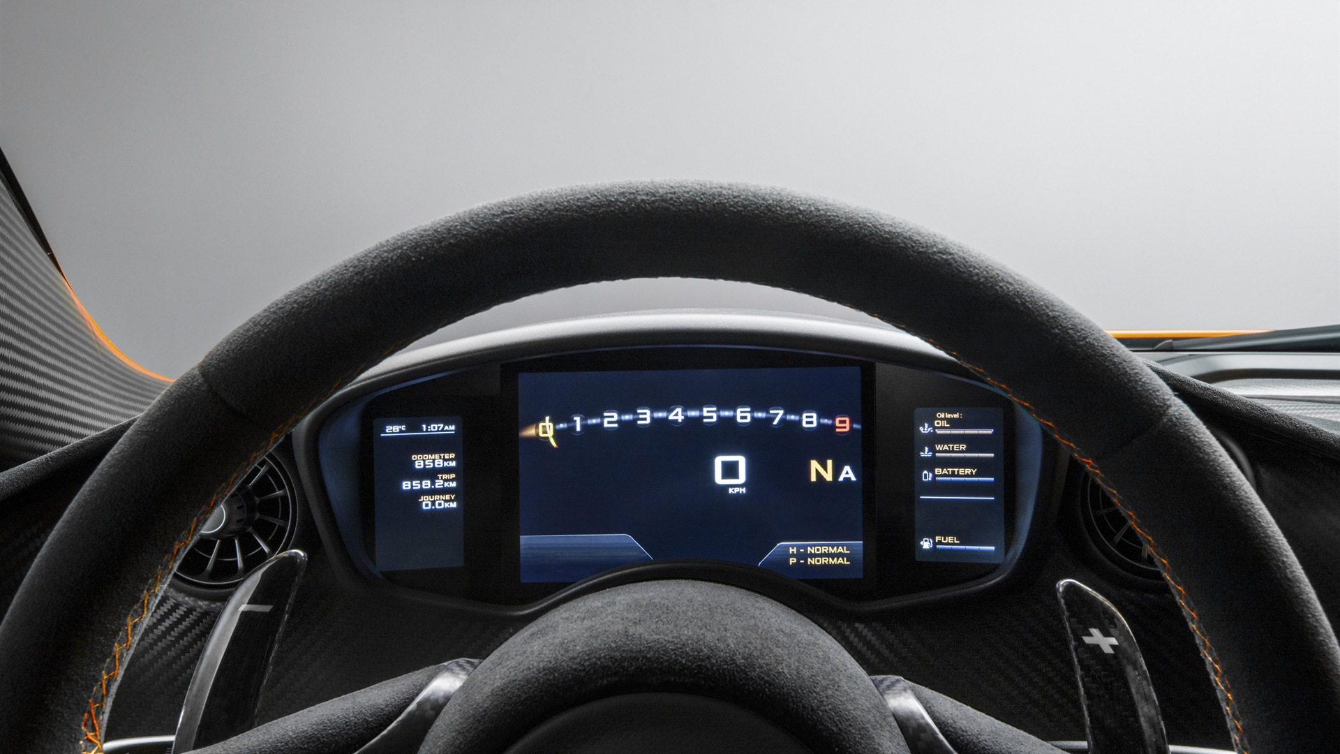 2013 McLaren P1 supercar 邁凱輪P1 超級跑車高清壁紙 #19 - 1920x1080