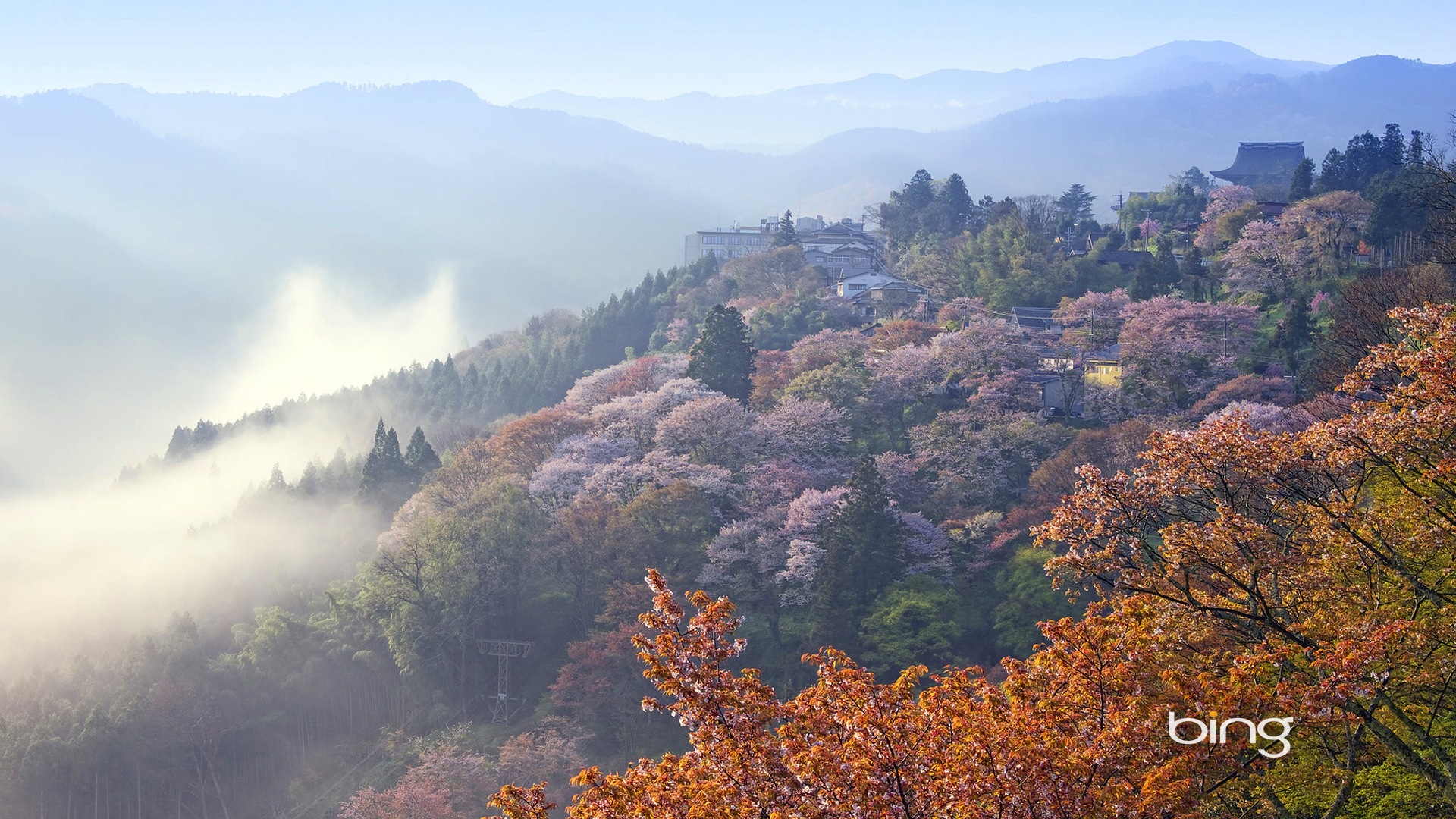 Microsoft Bing écran HD: Japonais papier peint thème du paysage #12 - 1920x1080