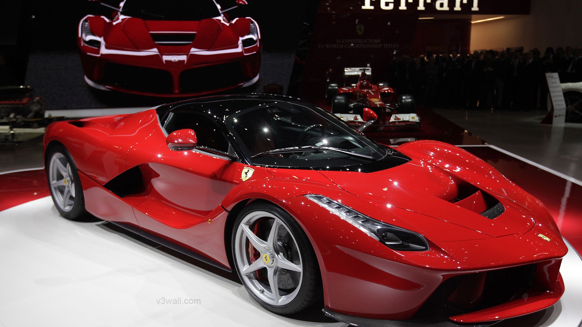 2013 Ferrari LaFerrari 法拉利LaFerrari紅色超級跑車高清壁紙 #2 - 1920x1080