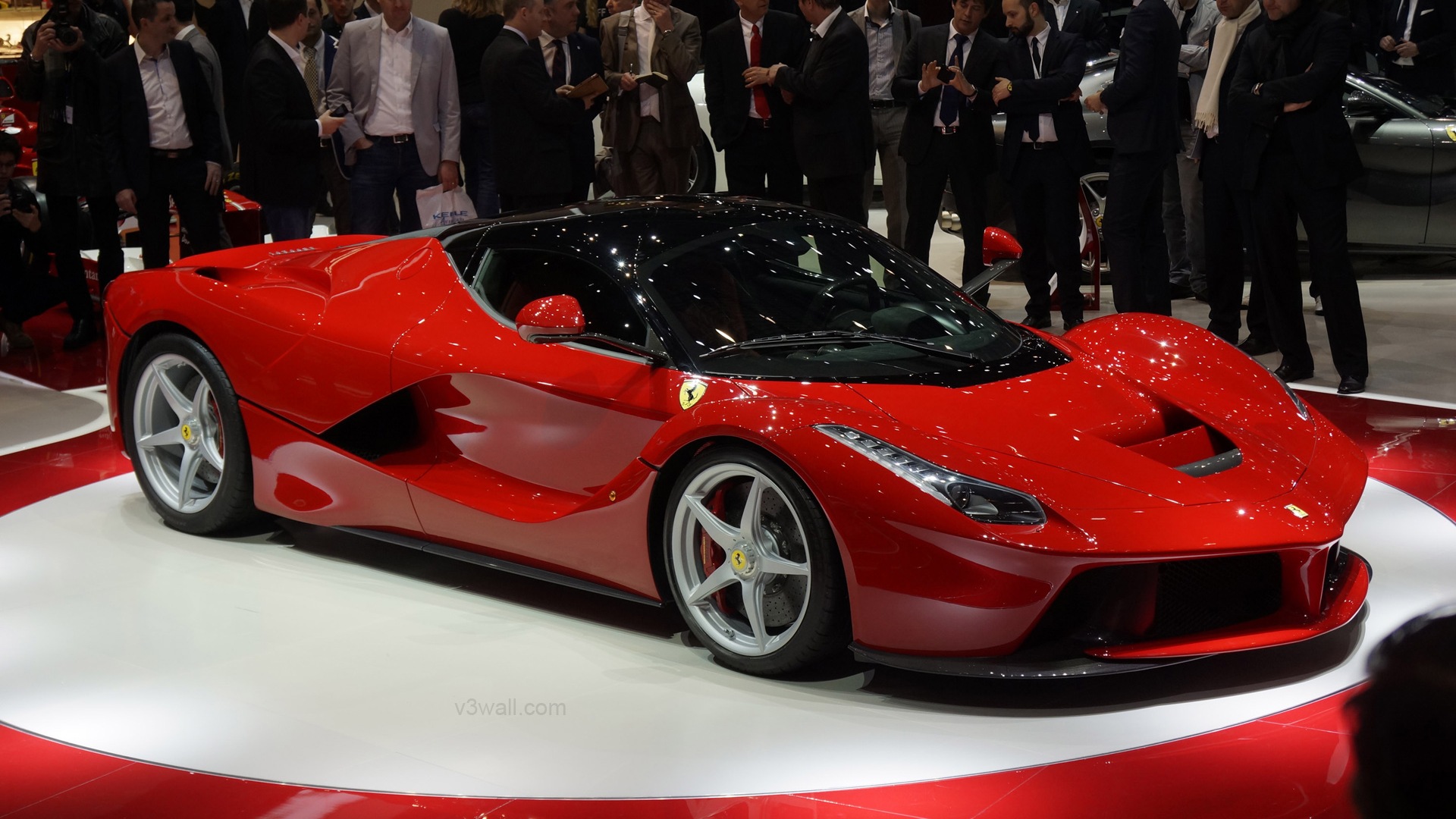 2013 Ferrari LaFerrari 法拉利LaFerrari红色超级跑车高清壁纸13 - 1920x1080