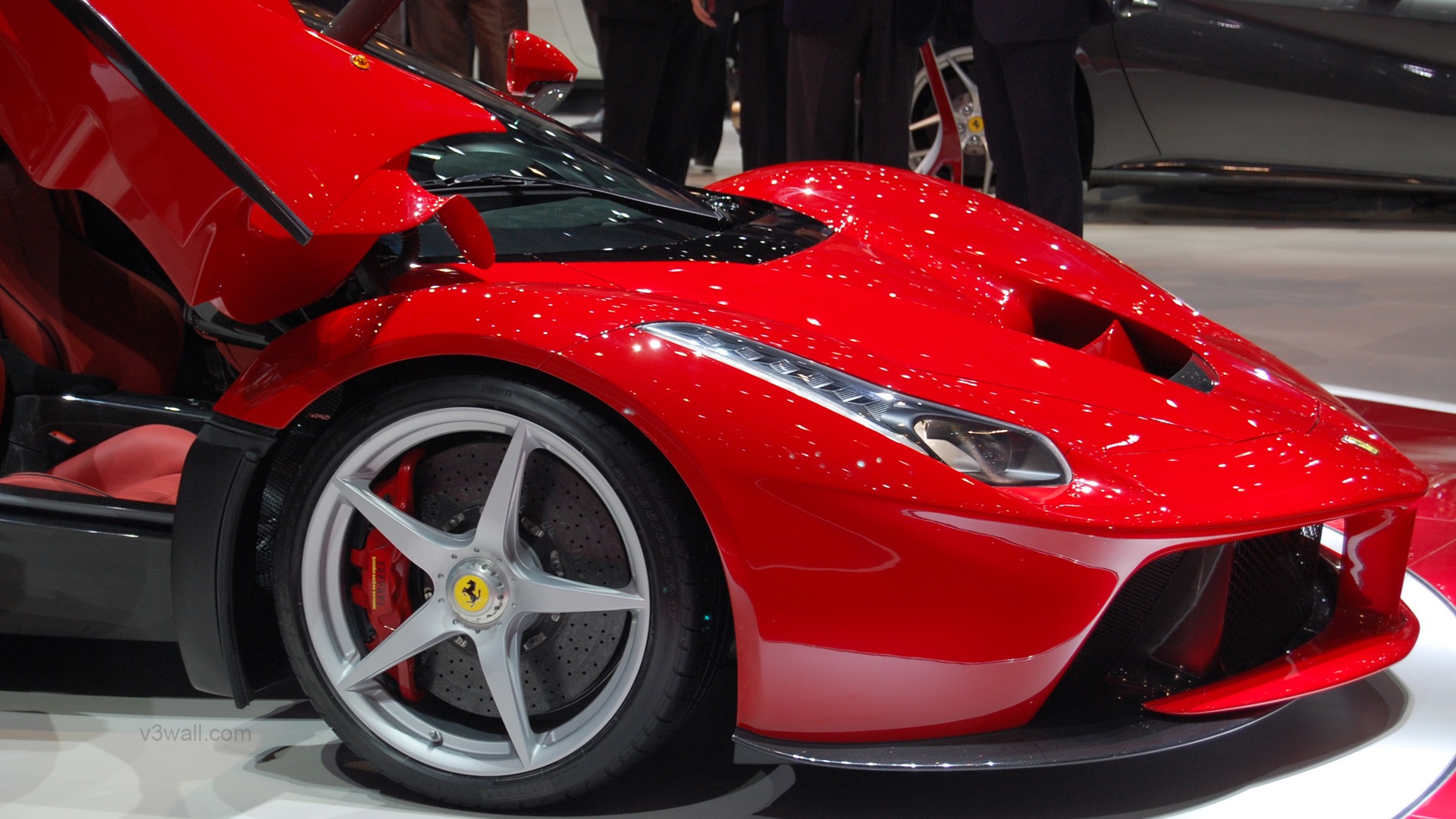 2013 Ferrari LaFerrari 法拉利LaFerrari红色超级跑车高清壁纸20 - 1920x1080