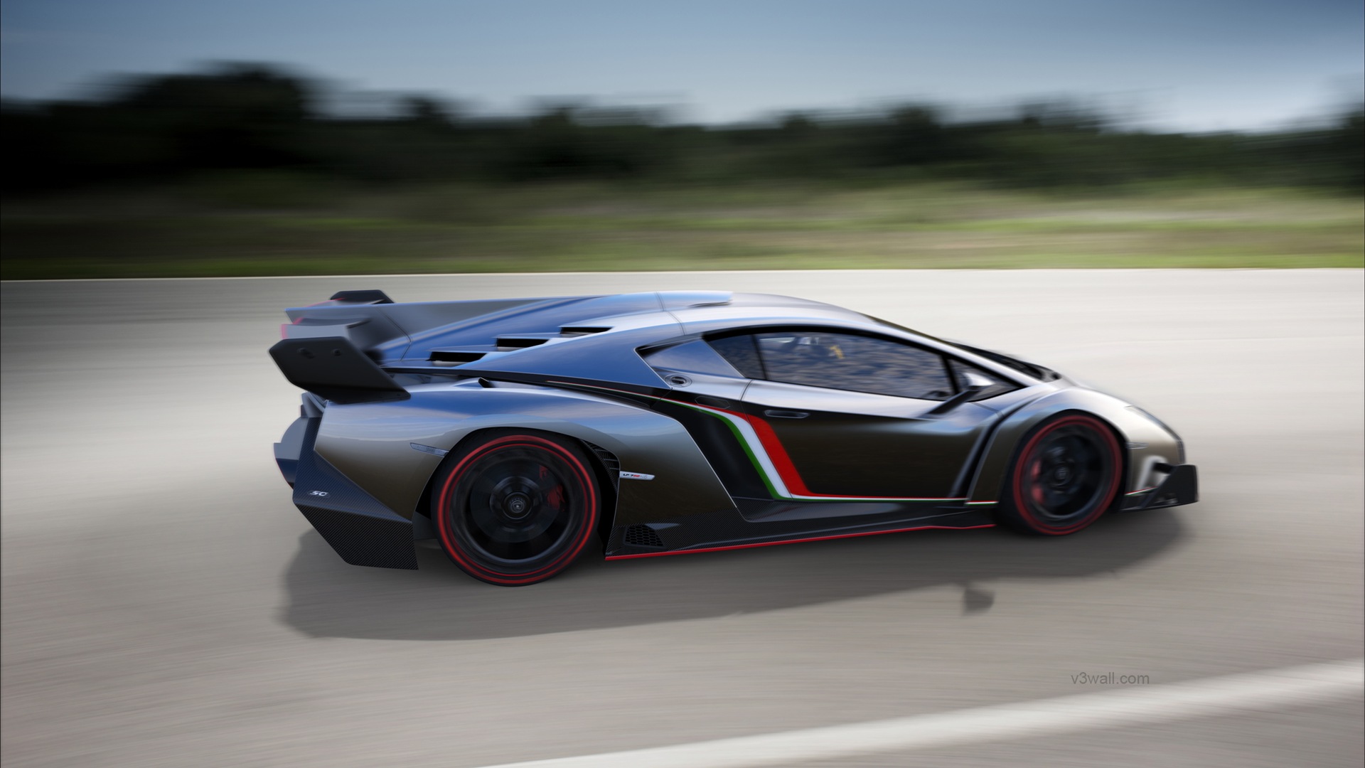 2013 Lamborghini Veneno 兰博基尼Veneno豪华超级跑车高清壁纸8 - 1920x1080