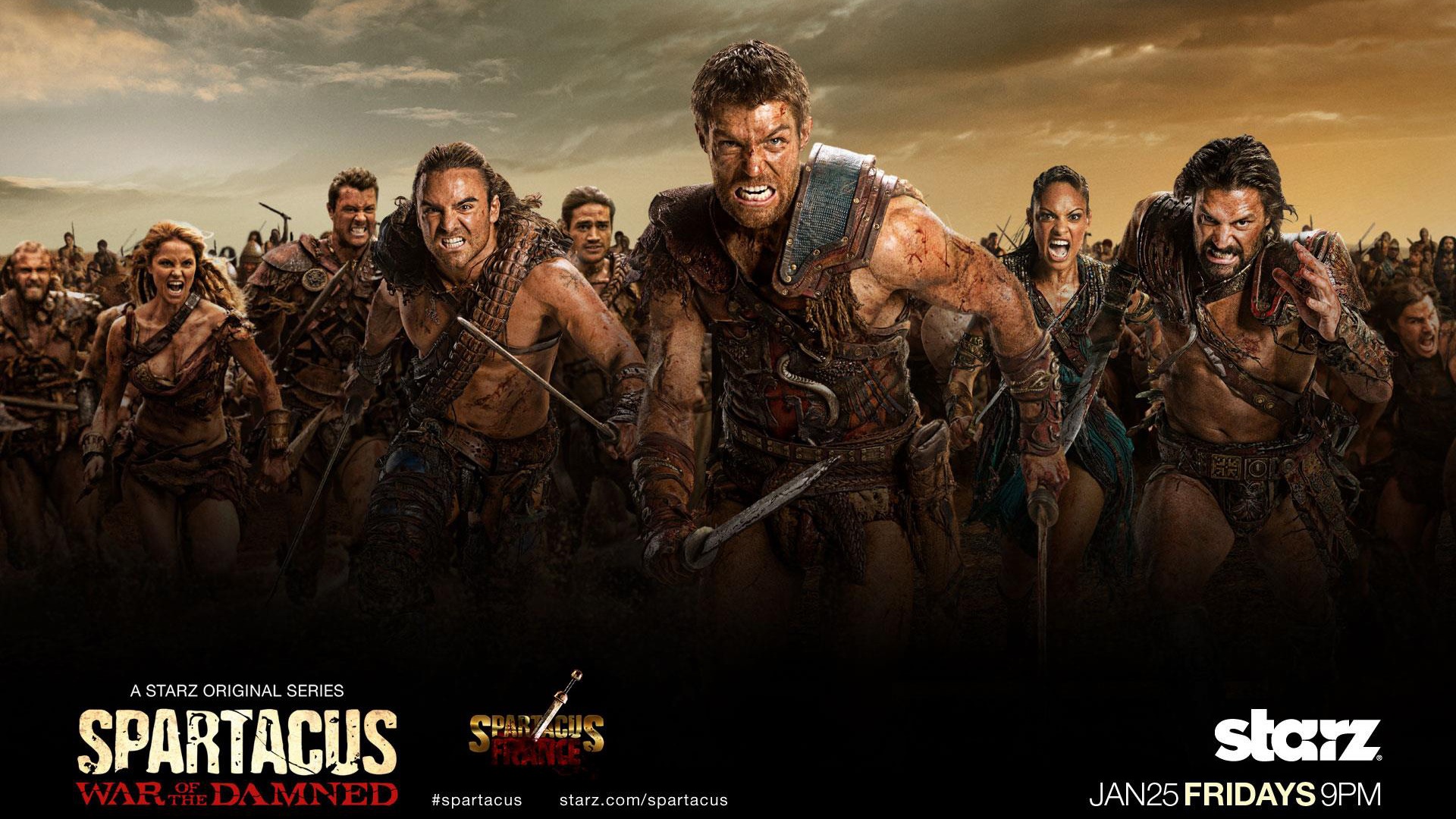 Spartacus: La Guerre des fonds d'écran HD Damned #1 - 1920x1080