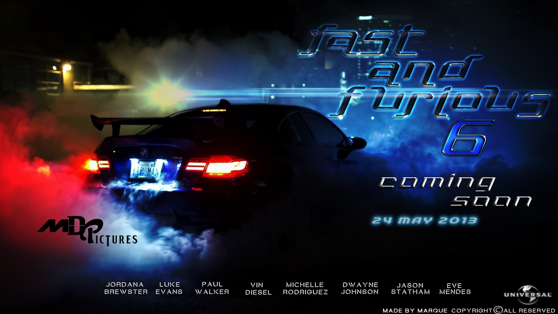 Fast And Furious 6 速度與激情6 高清電影壁紙 #3 - 1920x1080
