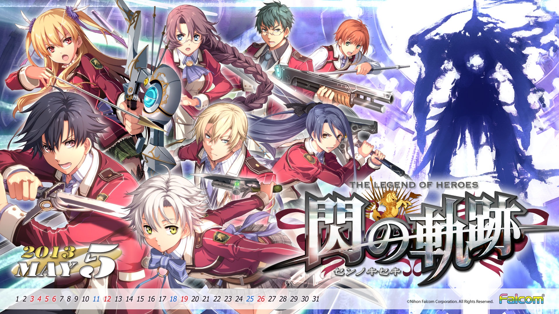 2013年5月 月曆壁紙(一) #6 - 1920x1080