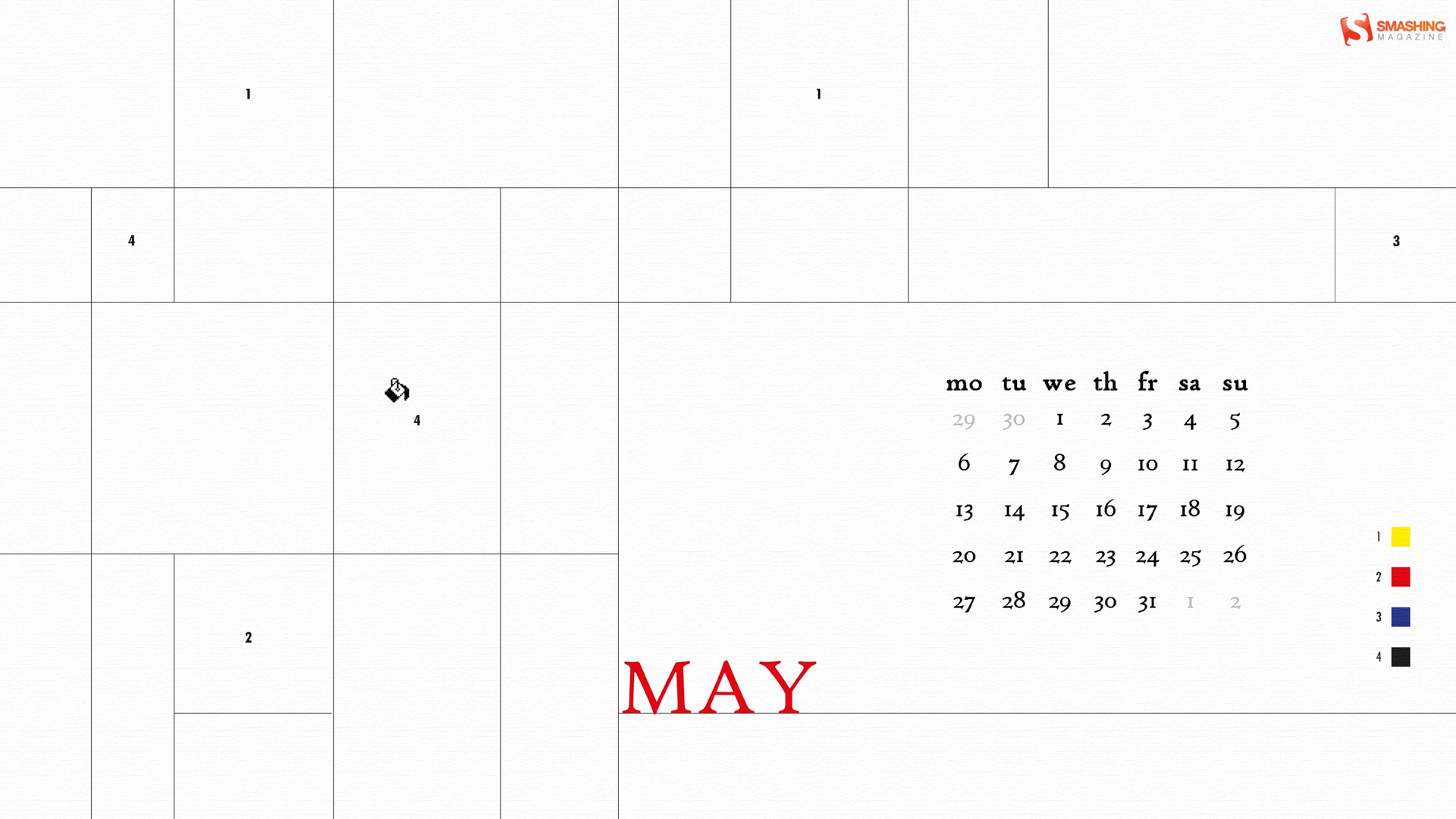 2013年5月 月曆壁紙(二) #4 - 1920x1080