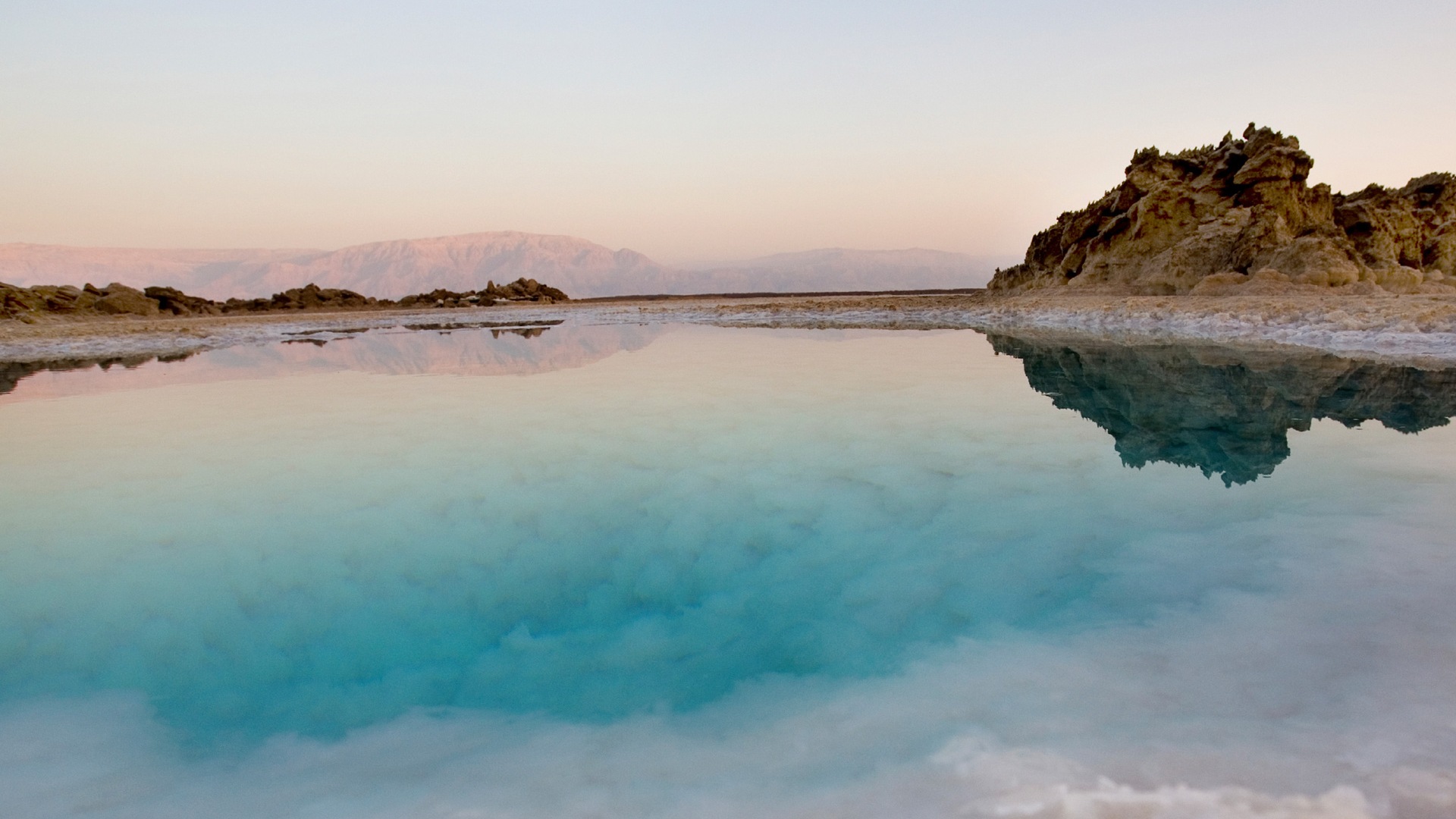 Dead Sea 死海美景 高清壁纸2 - 1920x1080