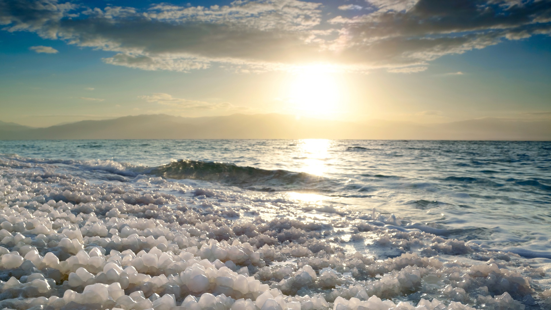 Dead Sea beautiful scenery HD wallpapers #5 - 1920x1080