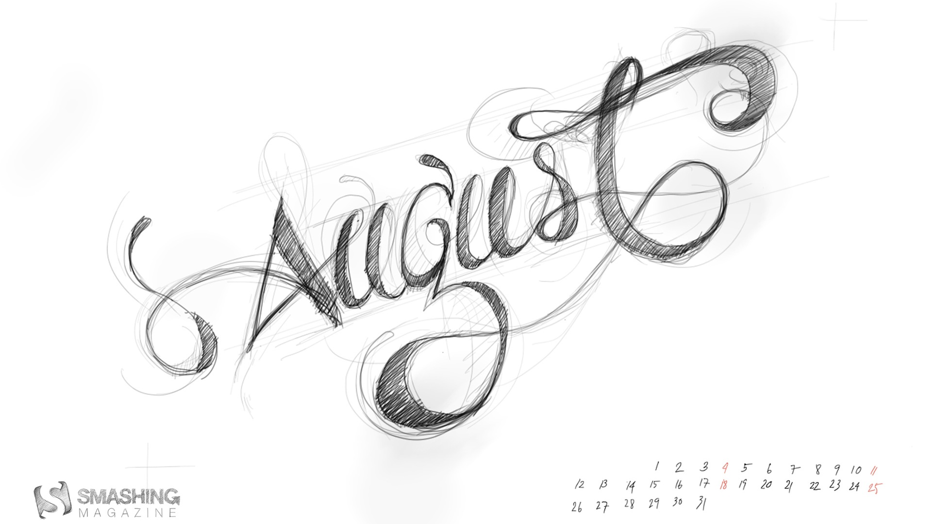 2013年8月 月曆壁紙(二) #5 - 1920x1080