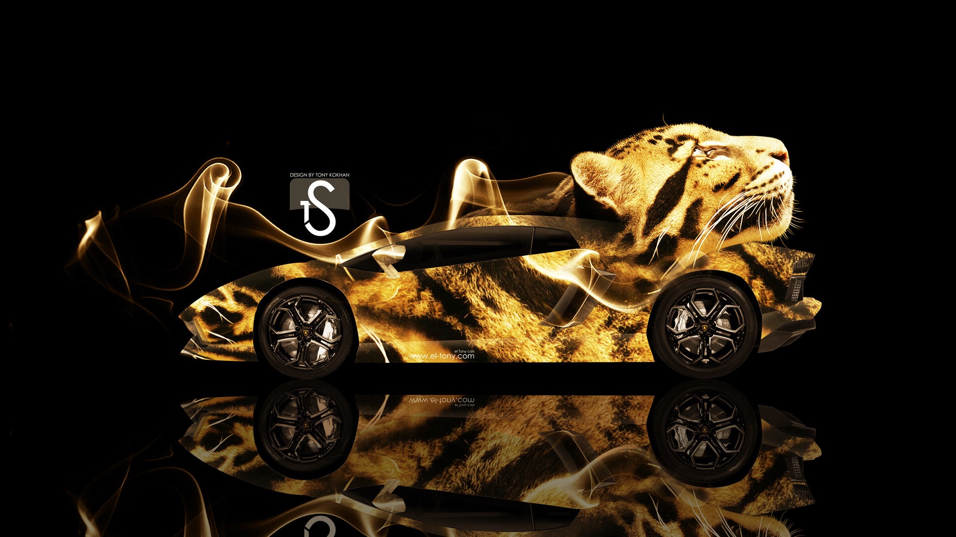 Creative fond d'écran de conception de voiture de rêve, Faune automobile #1 - 1920x1080