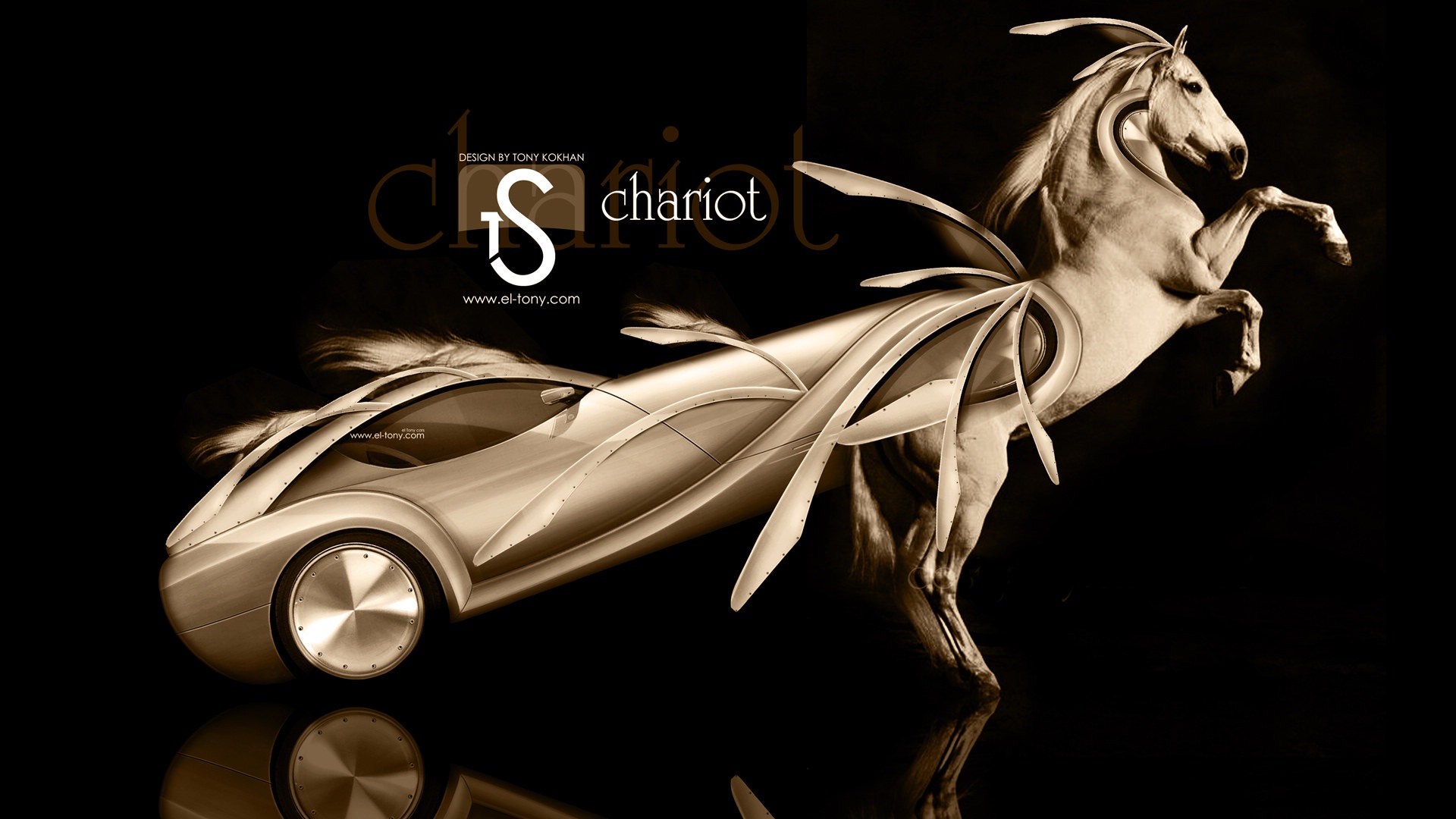 夢幻創意汽車設計壁紙，動物汽車 #19 - 1920x1080
