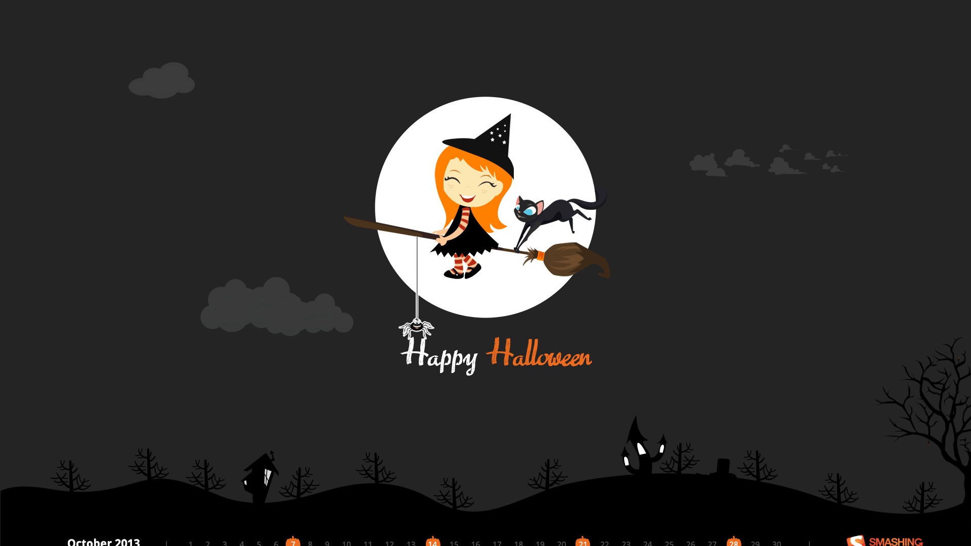 October 2013 calendar wallpaper (1) #3 - 1920x1080