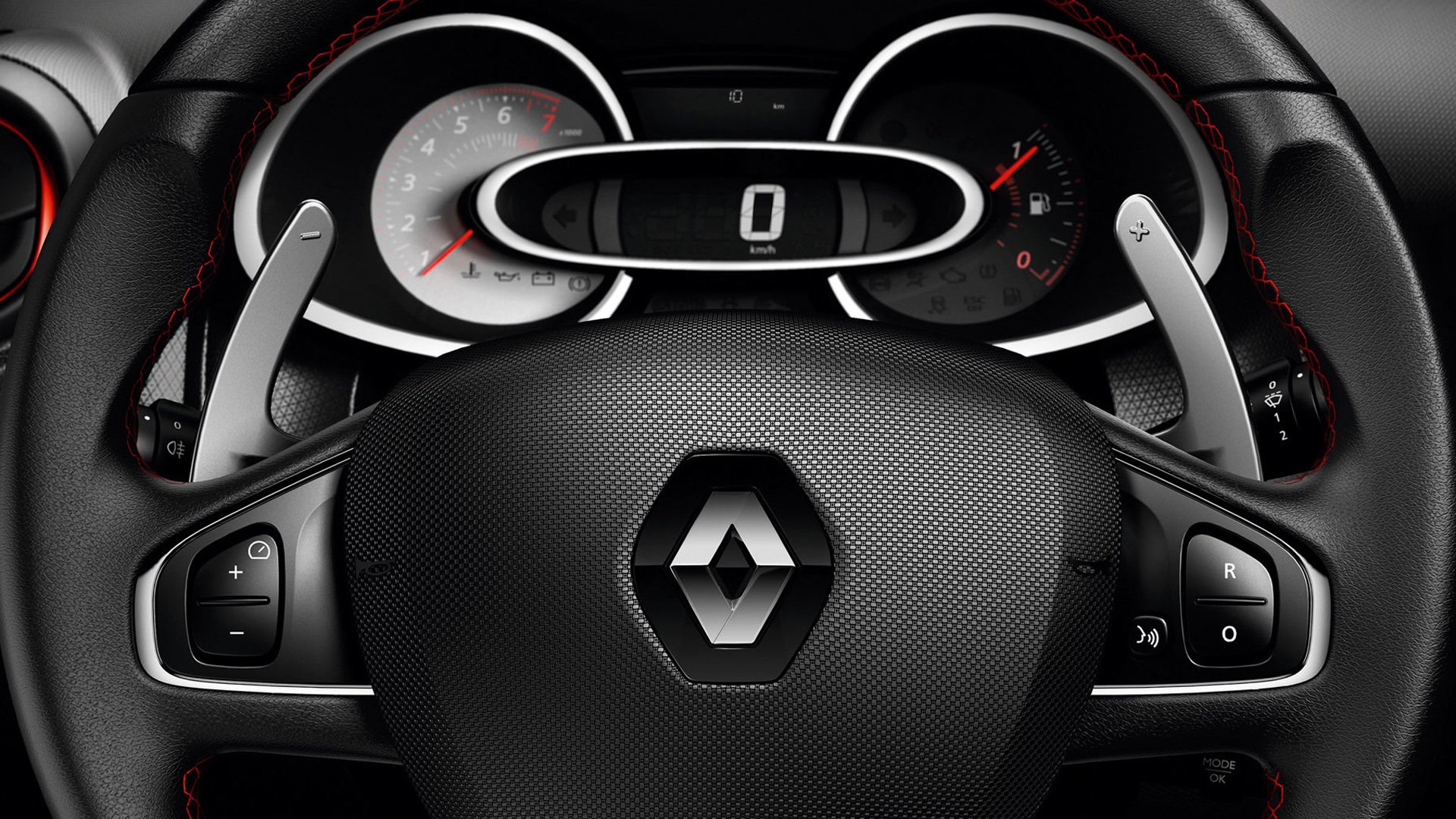 2013 雷諾CLIO RS200黃色車高清壁紙 #4 - 1920x1080