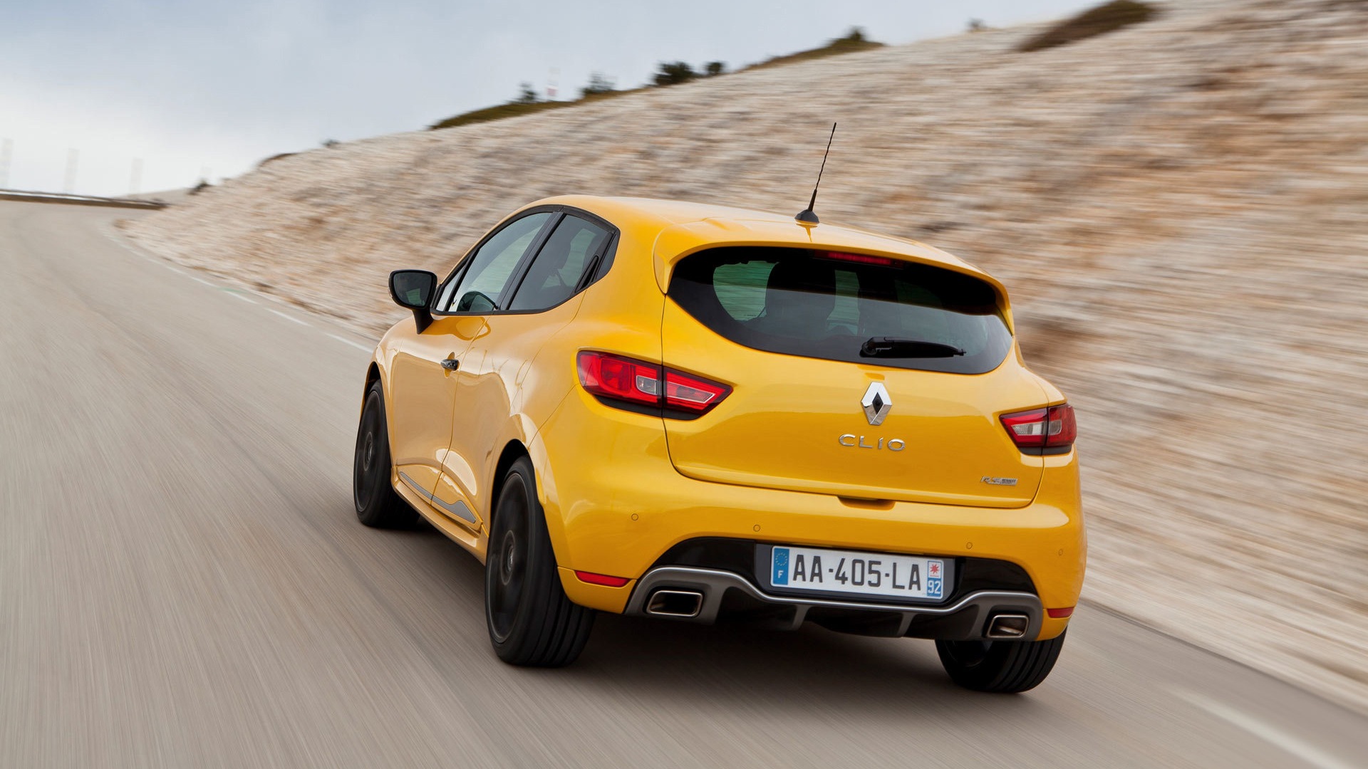 2013 雷諾CLIO RS200黃色車高清壁紙 #11 - 1920x1080
